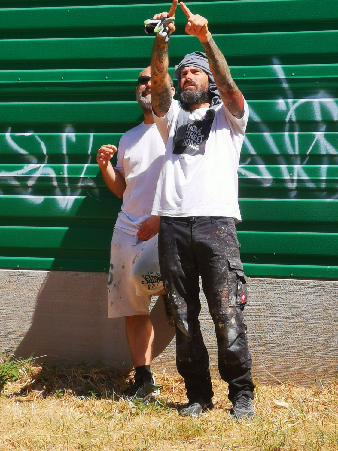 Graffiti 3d Innen und Aussen Malerei 