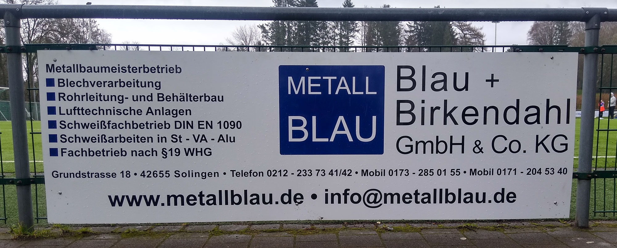 Blau-Gelb-Weiß begrüßt Blau + Birkendahl!