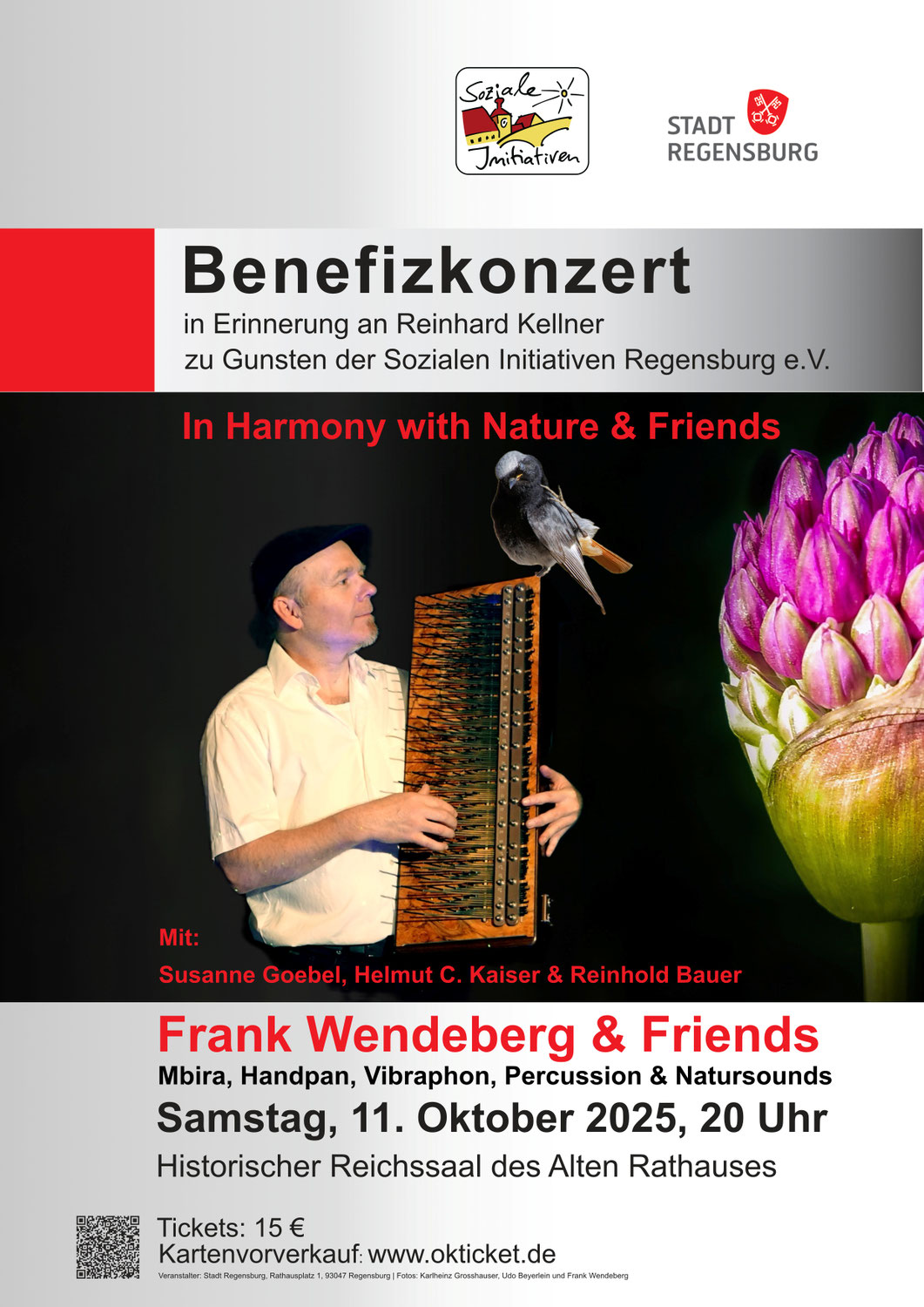 Hinweis: Benefizkonzert in Erinnerung an Reinhard Kellner