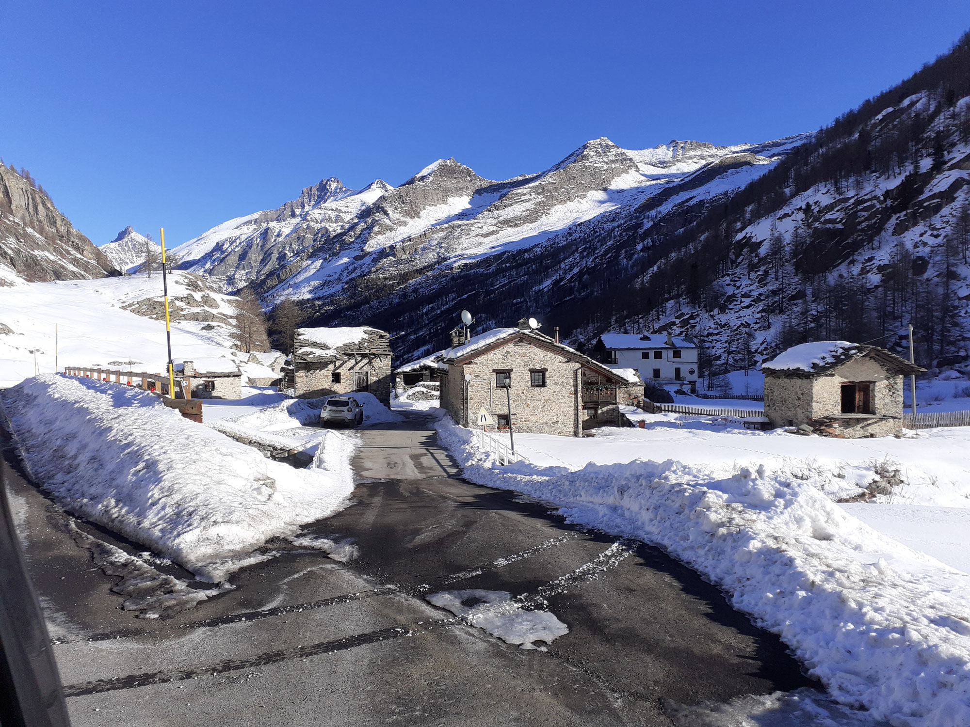 Skihochtour Gran Paradiso via Rifugio Vittorio Emanuele II. - Abbruch