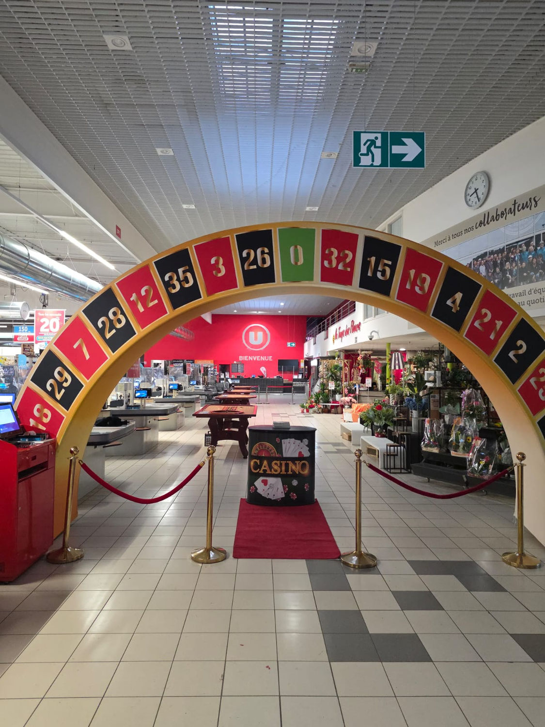 casino entreprise dans un centre commercial