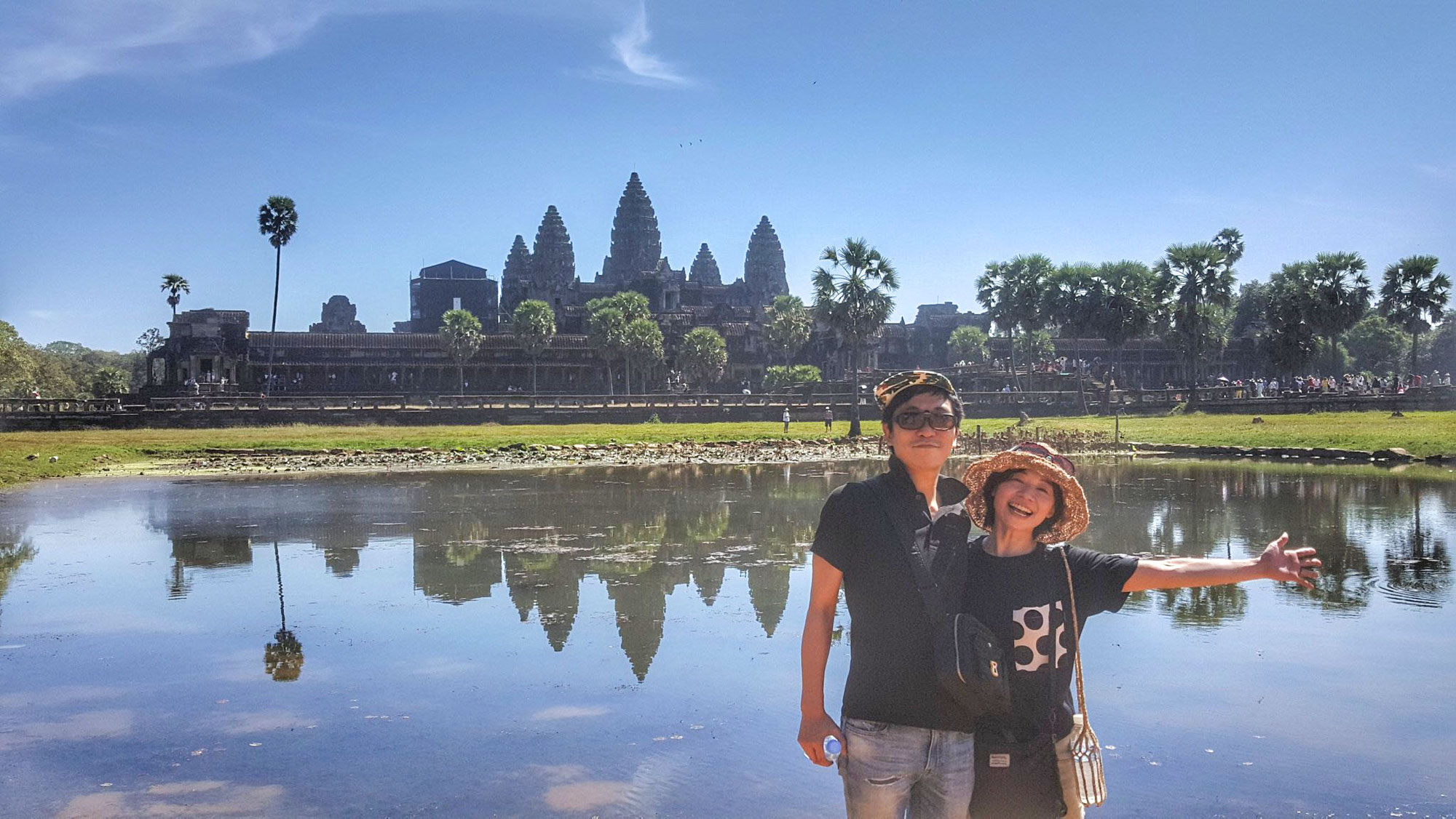 【夫婦ふたり旅、初めてカンボジア旅】シェムリアップ観光、アンコールワット観光で半日かけてガイドして来ました。