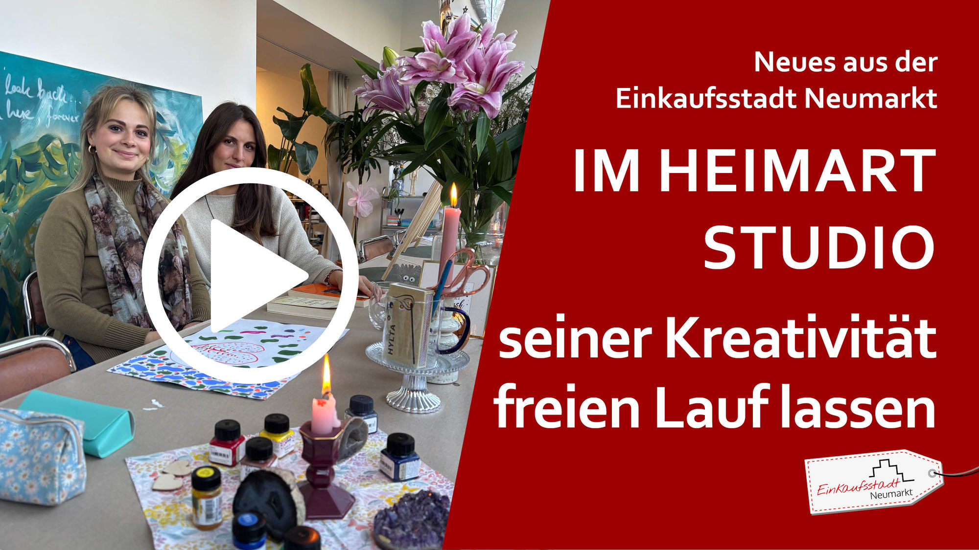 Kreativität trifft Geborgenheit – willkommen im HeimArt Studio Neumarkt! 