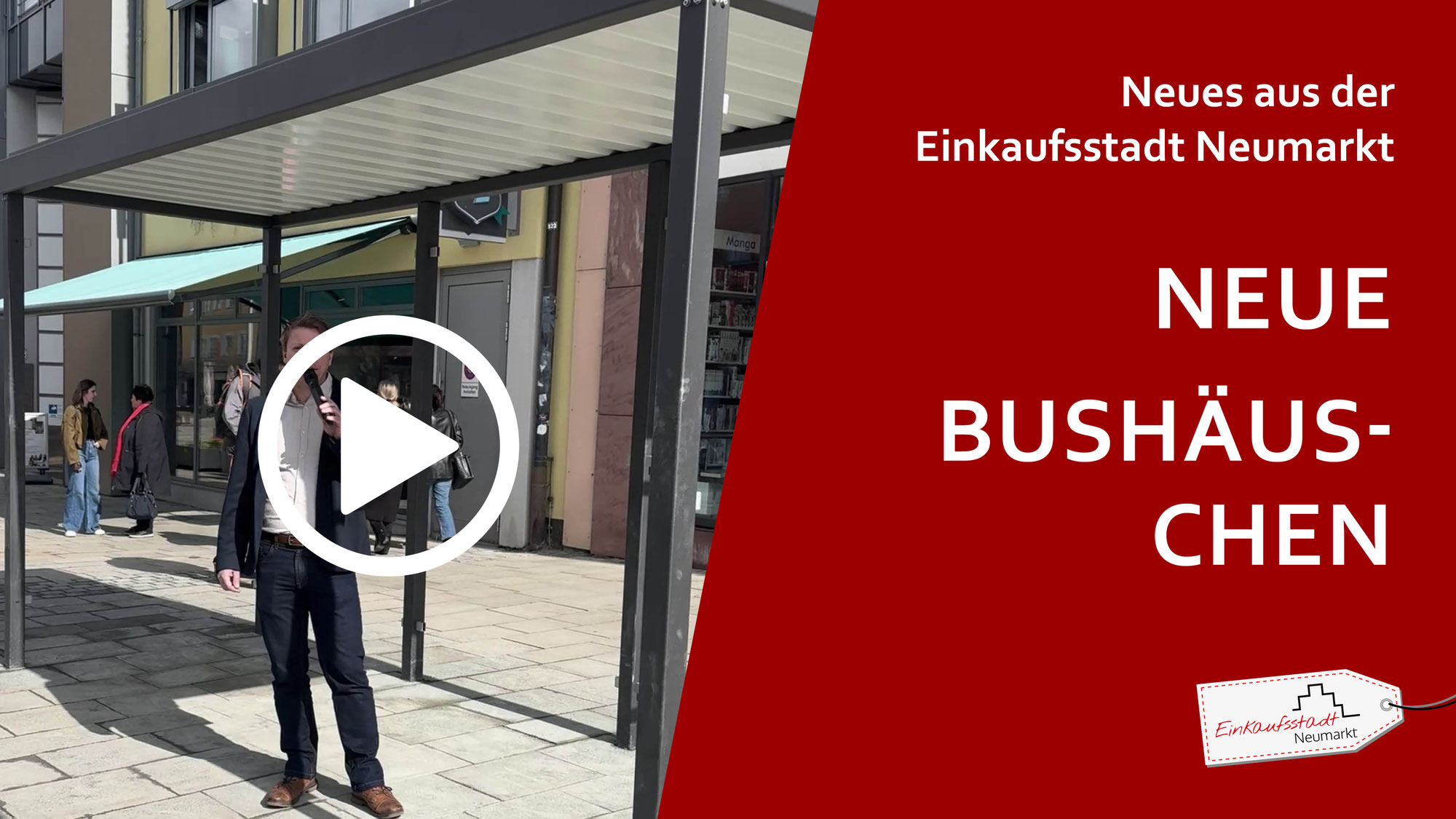 Neue Bushäuschen in Neumarkt 🚌☔