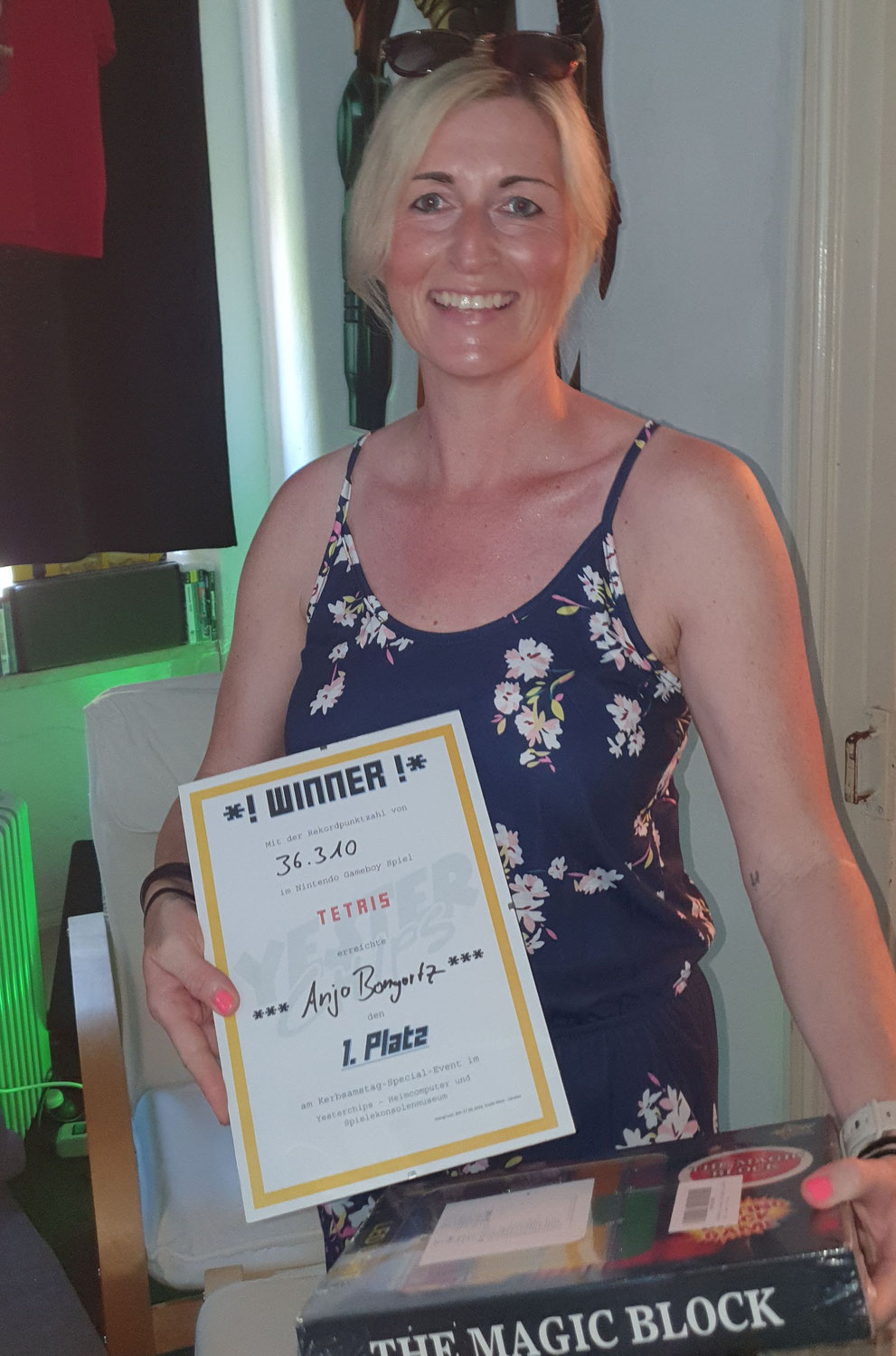 Anja - TETRIS Champion!