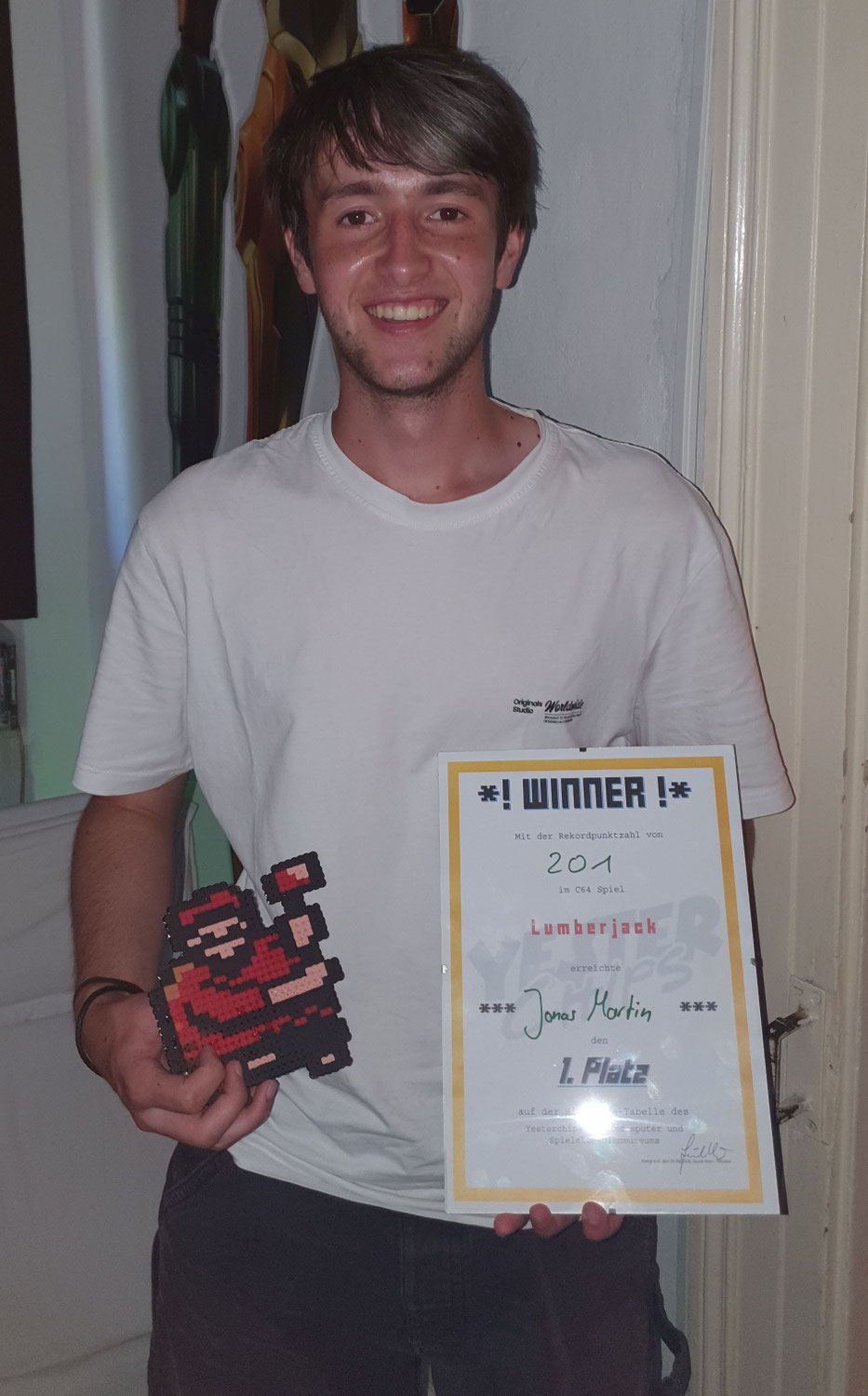 Jonas - Lumberjack Champion!
