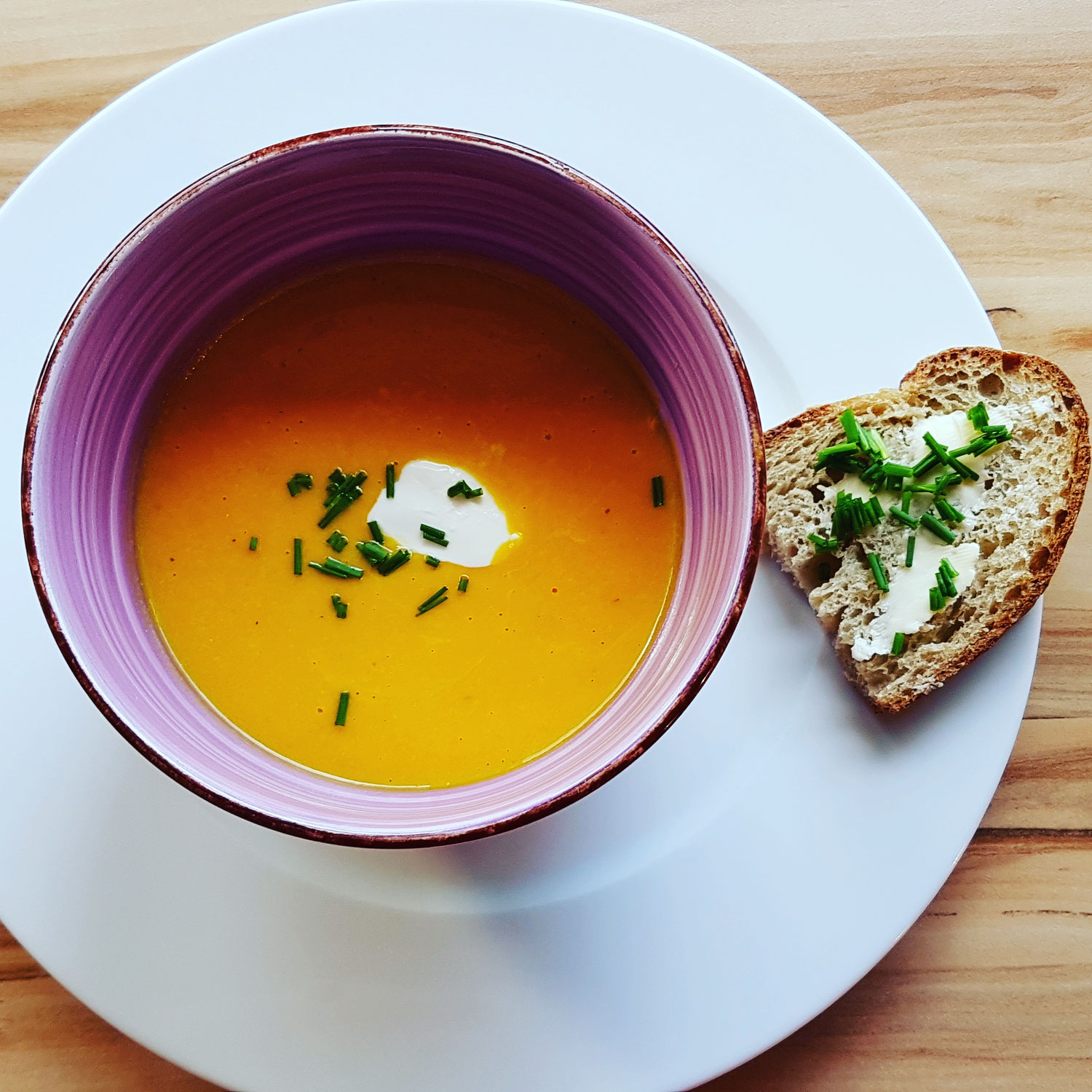 Kürbiscremesuppe