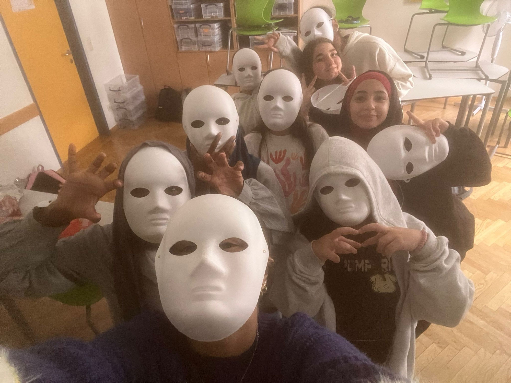 Unsere Theatergruppe in Aktion