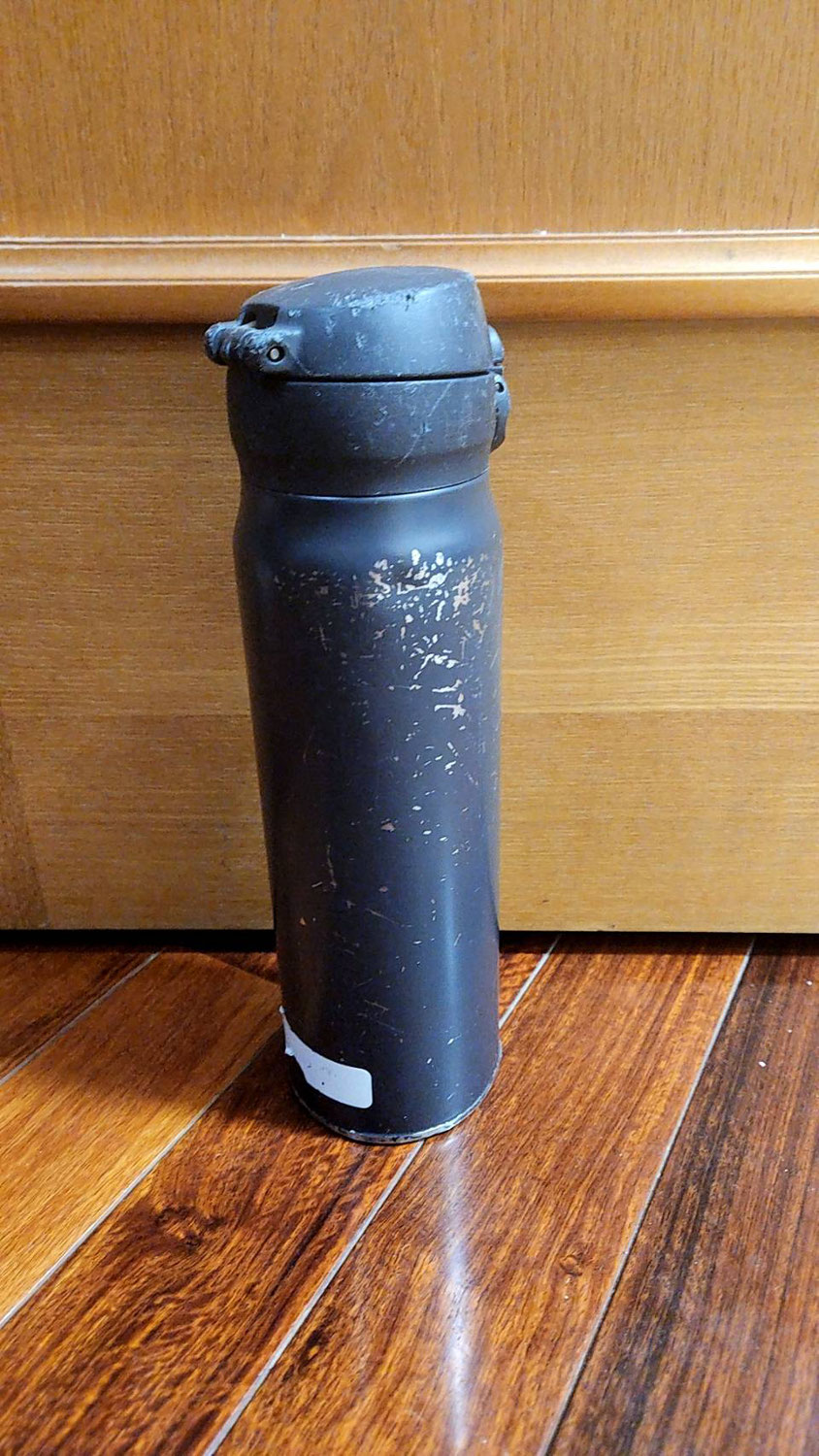 12月11日前原教室での水筒の忘れ物