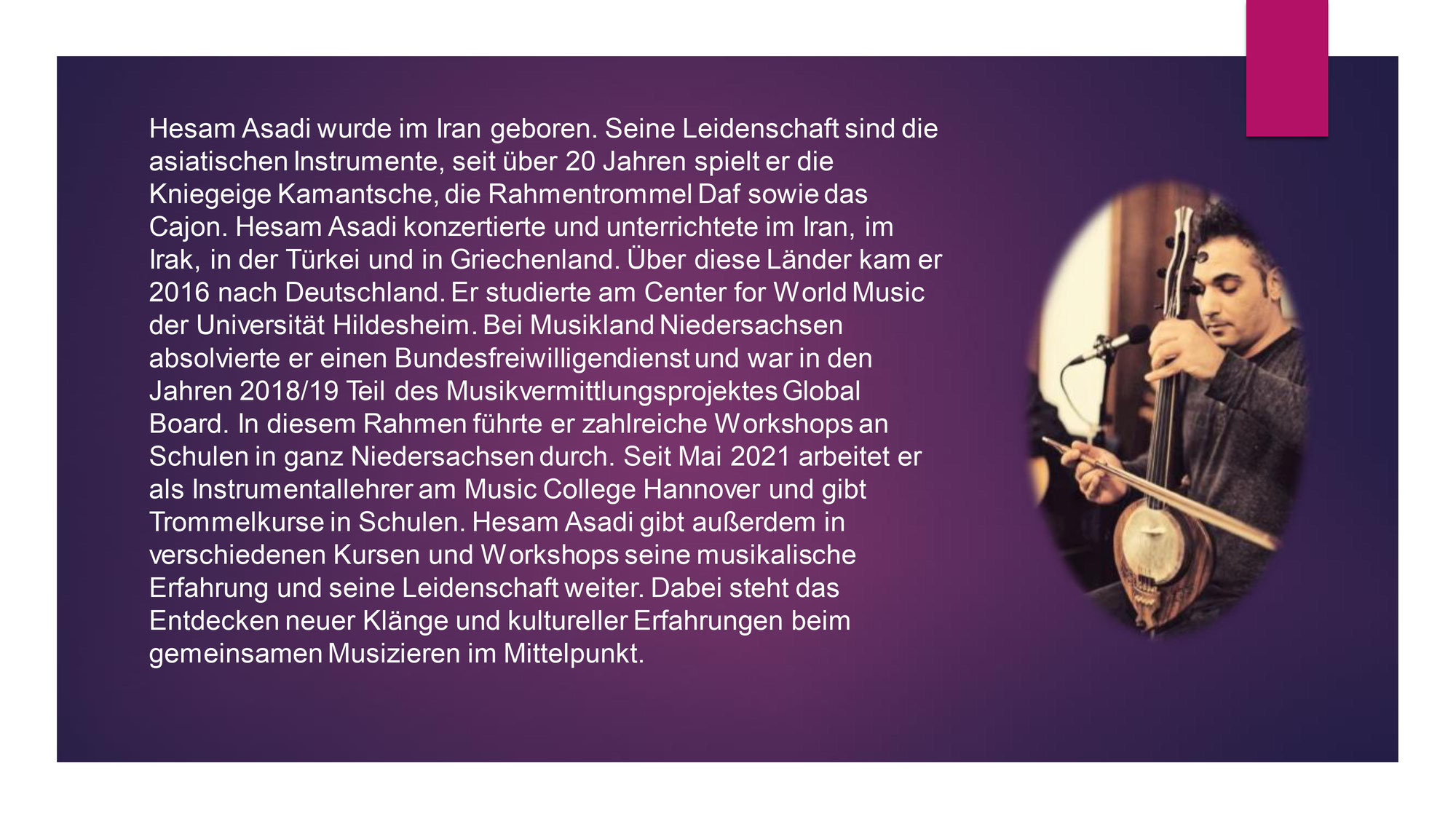 4 Musikworkshops für Jugend und Junggebliebene