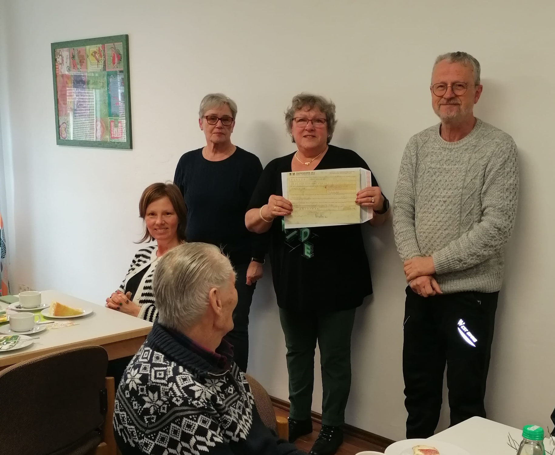 1000,-- € Spende anlässlich des Tags der offenen Tür im Dorftreff MOSAIK