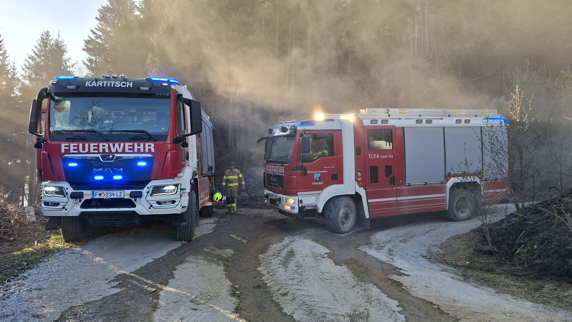 Einsatz 10-2026 Waldbrand Lesachtal Tag 3