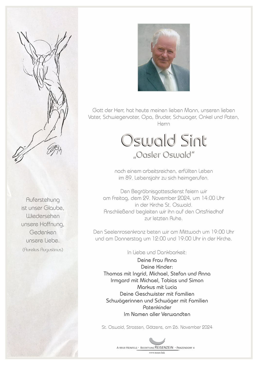 Begräbnis Sint Oswald