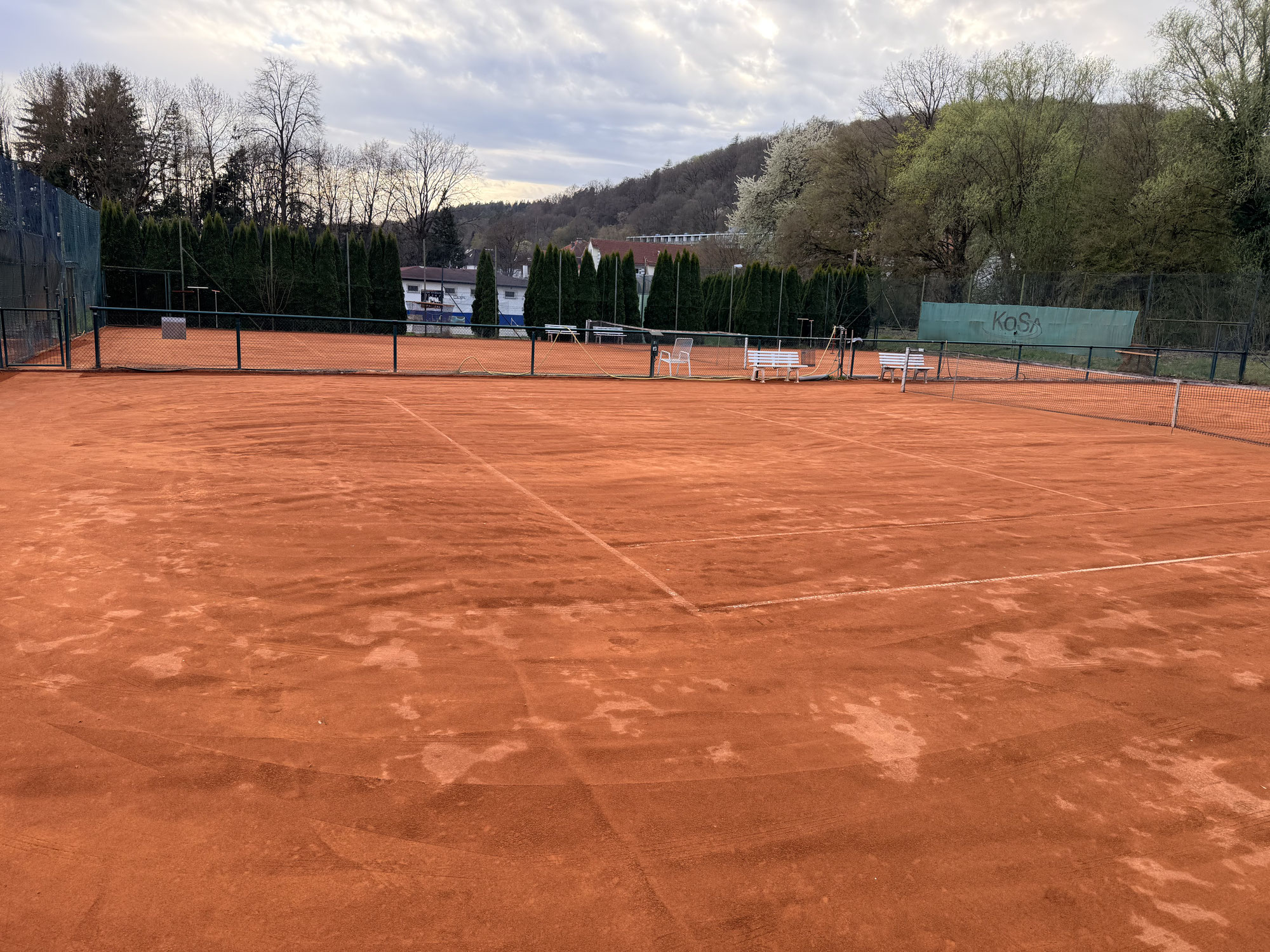 Tennisplätze spielbereit