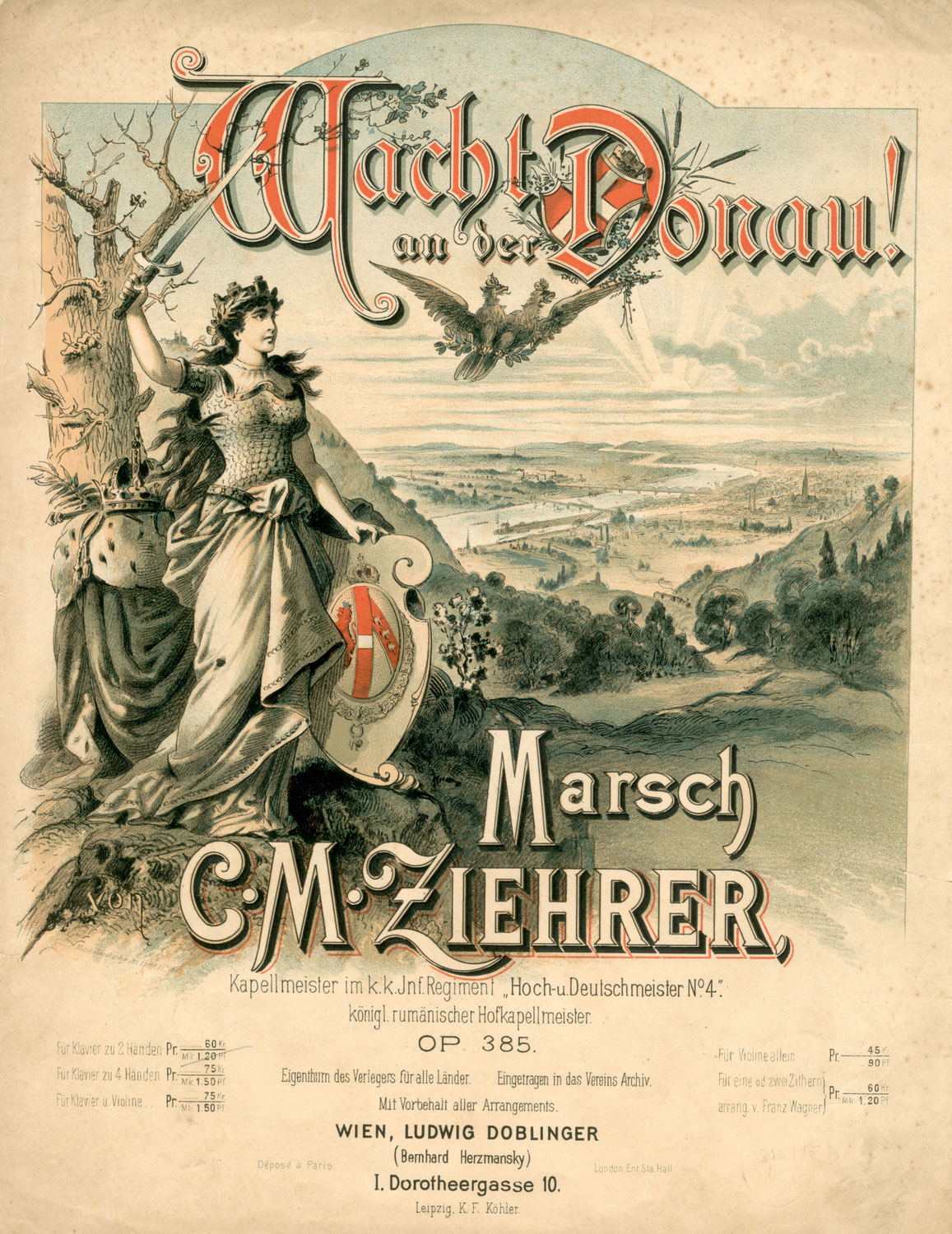 "Wacht an der Donau!", Marsch von C. M. Ziehrer
