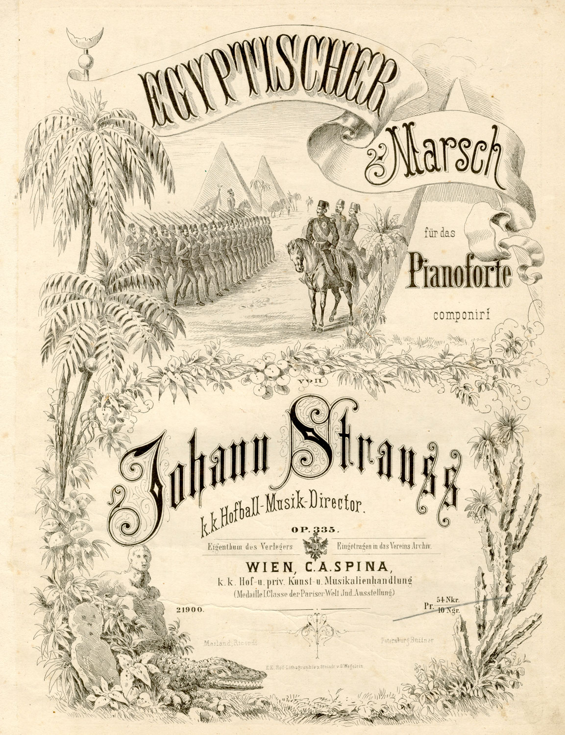 "Egyptischer Marsch" op. 335 von Johann Strauss Sohn