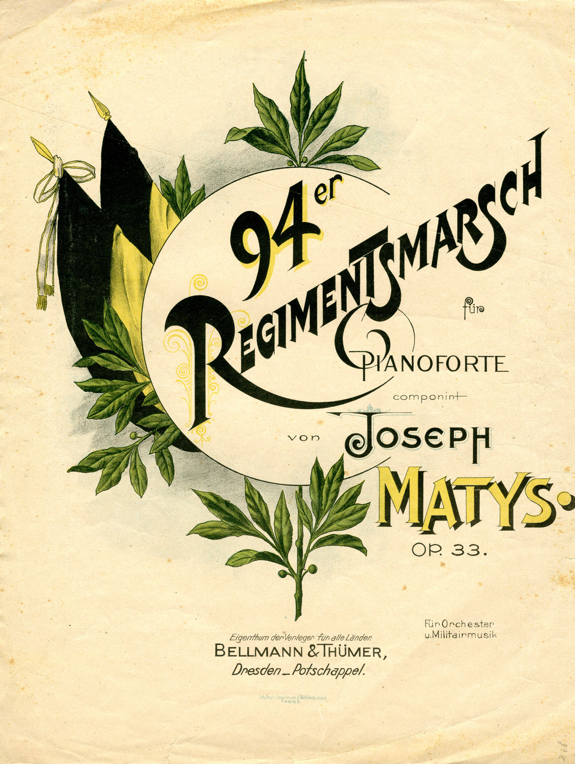 Joseph Matys, Komponist des "94er Regimentsmarsches"