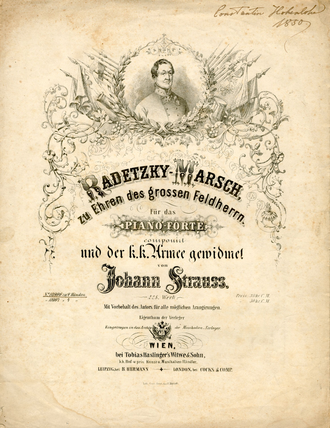 "Radetzky-Marsch" von Johann Strauss Vater