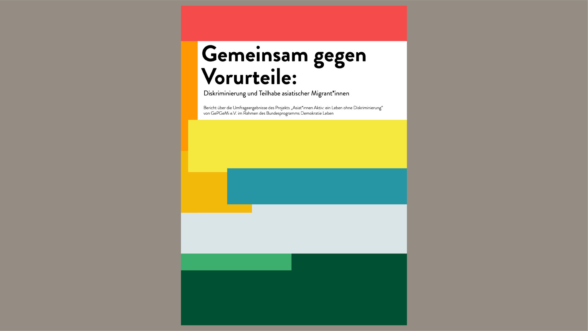 Das Umfrageergebnis zu Diskriminierungserfahrungen nach der Corona-Pandemie wurde veröffentlicht!