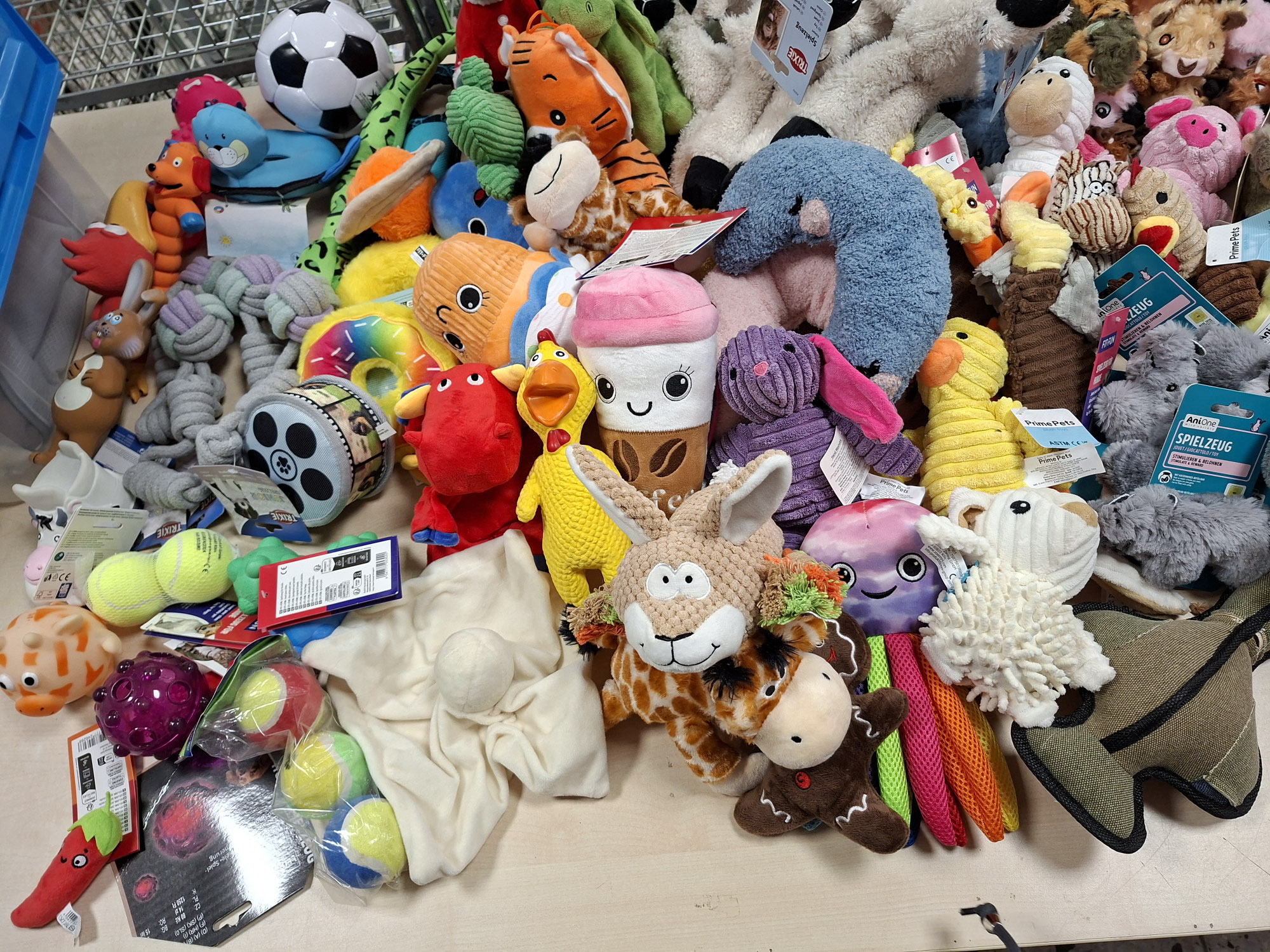 100 Kuscheltiere, DogWalk Futterspende und mehr