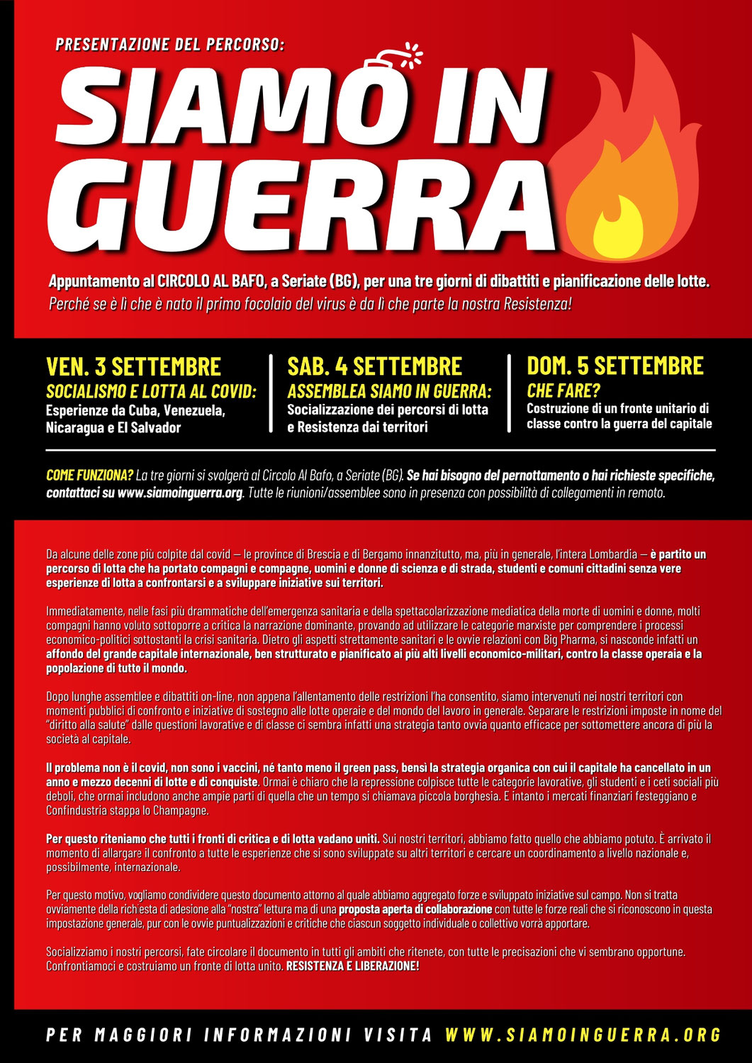 Siamo in guerra