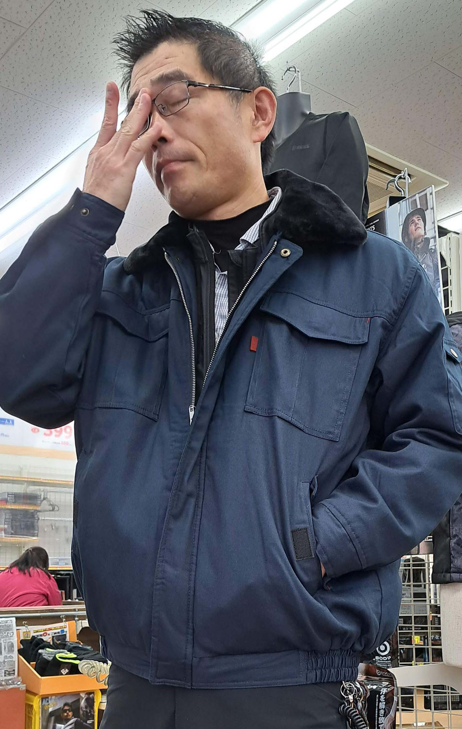溶接・鉄鋼作業に、綿100%防寒ジャンパーが安い！！