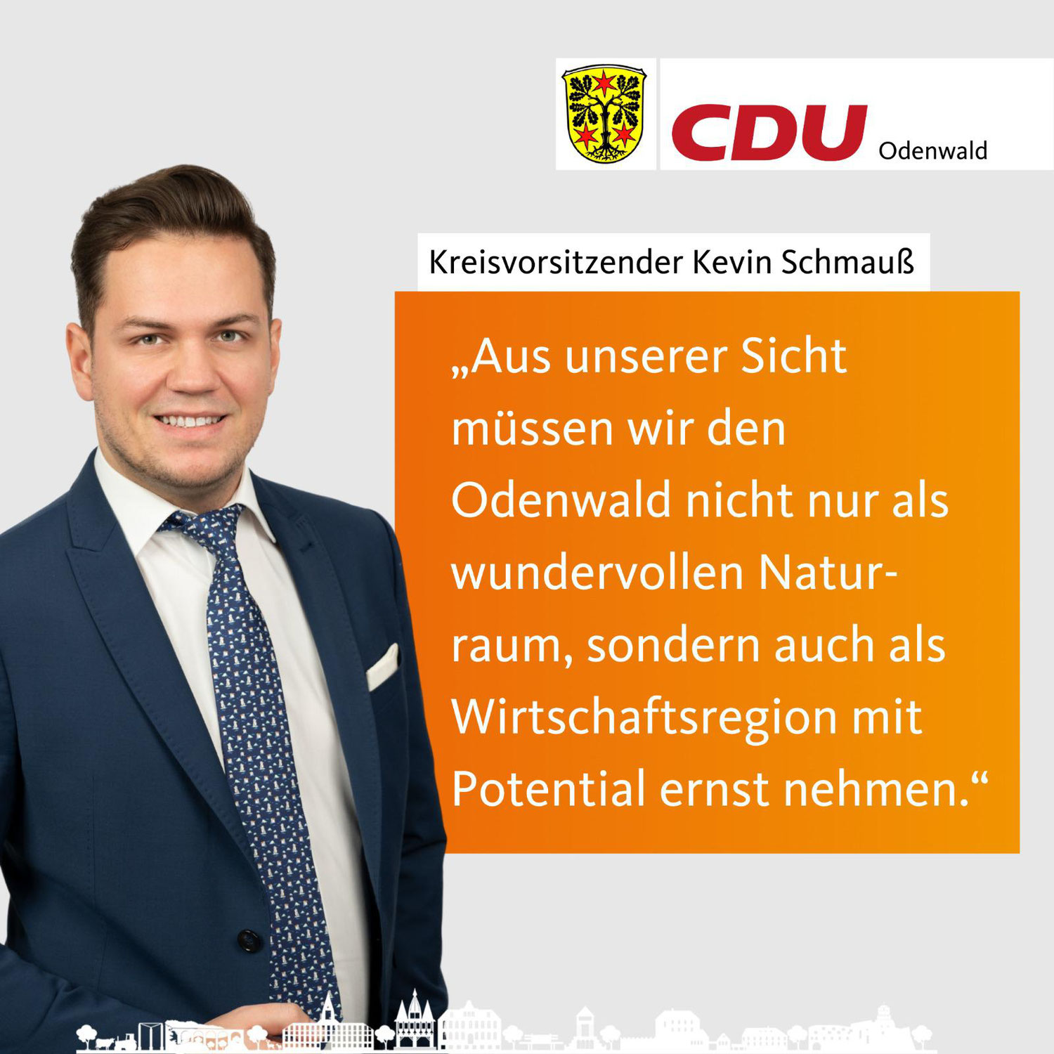 CDU Odenwald will Wirtschaftsforum für den Odenwaldkreis gründen 