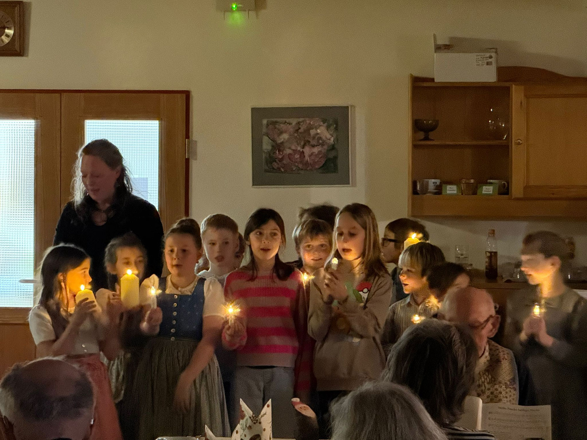 Musikalische Umrahmung der Weihnachtsfeier im Schwaighof