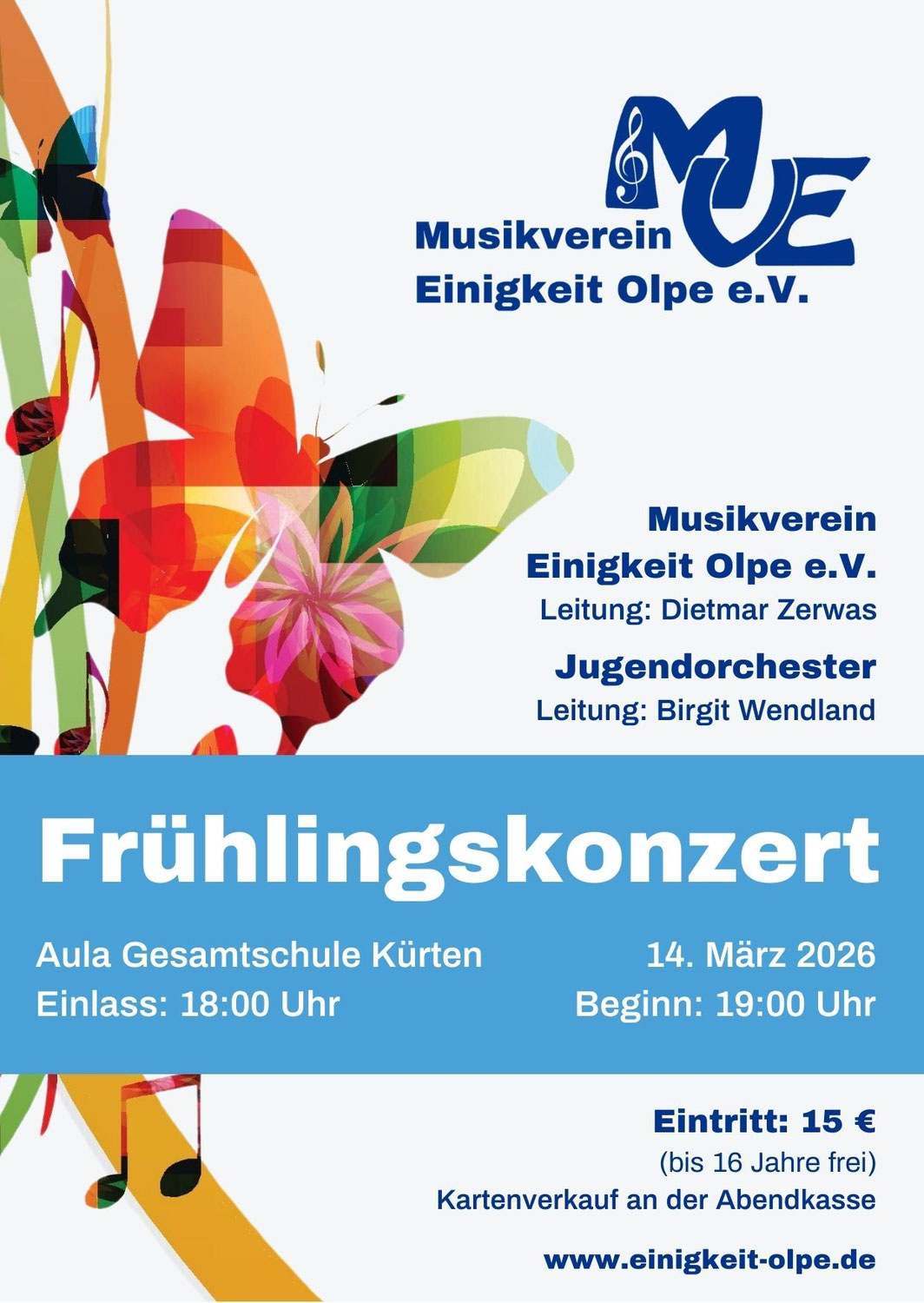 MVE Frühlingskonzert am 14.3.2026
