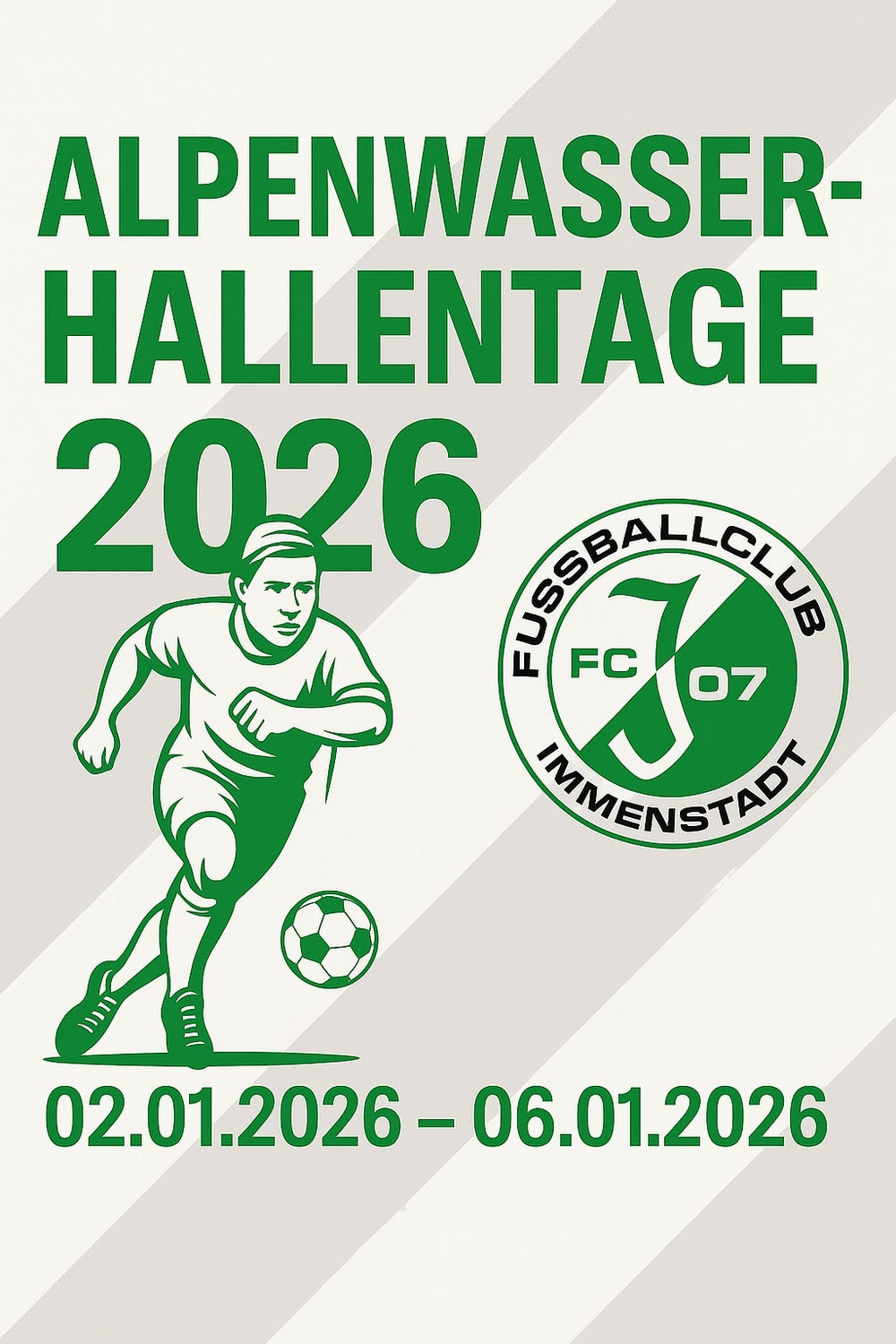 Alpenwasser-Hallentage 2026