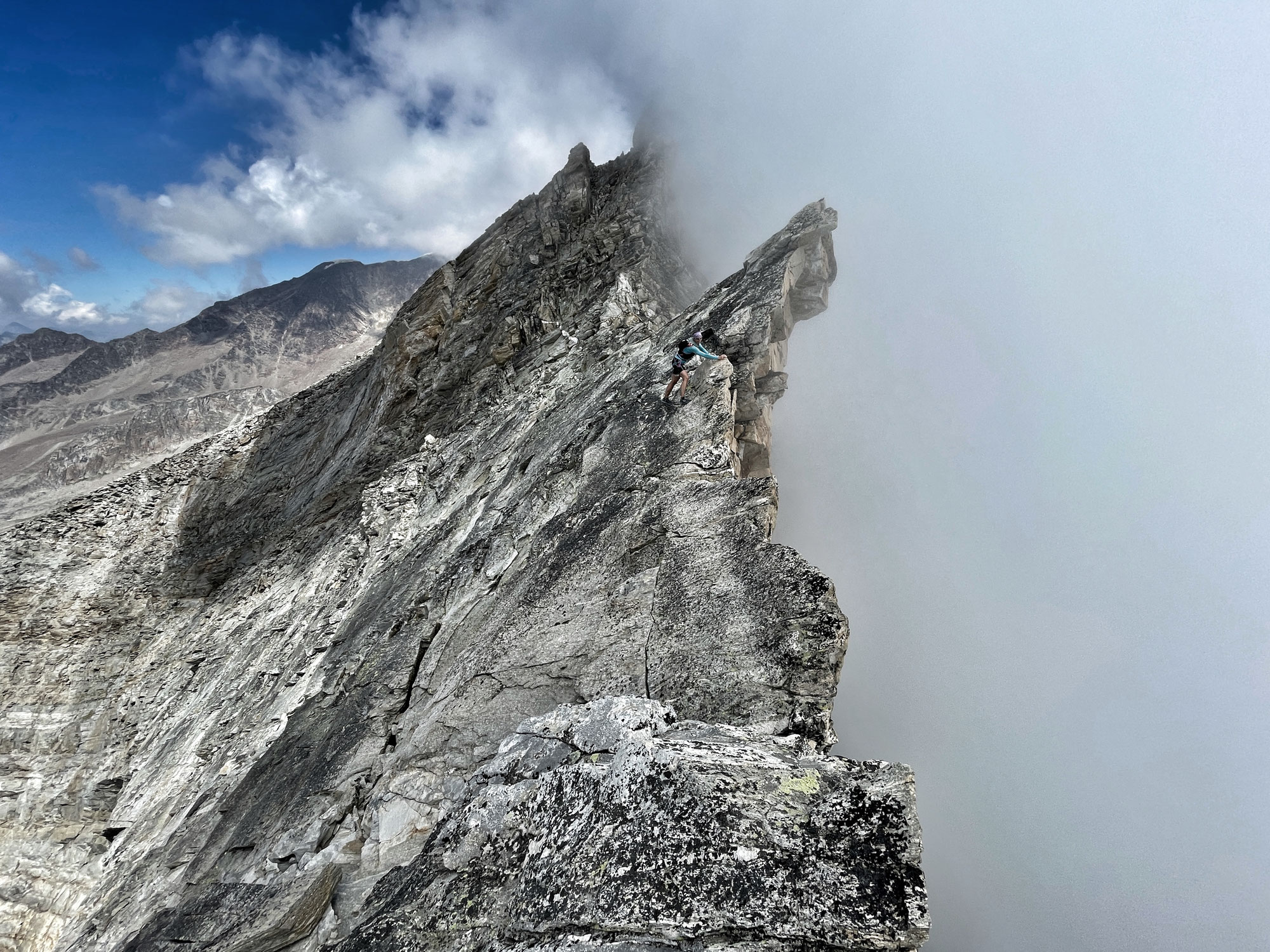 Portjengrat : auf den Pizzo d'Andolla