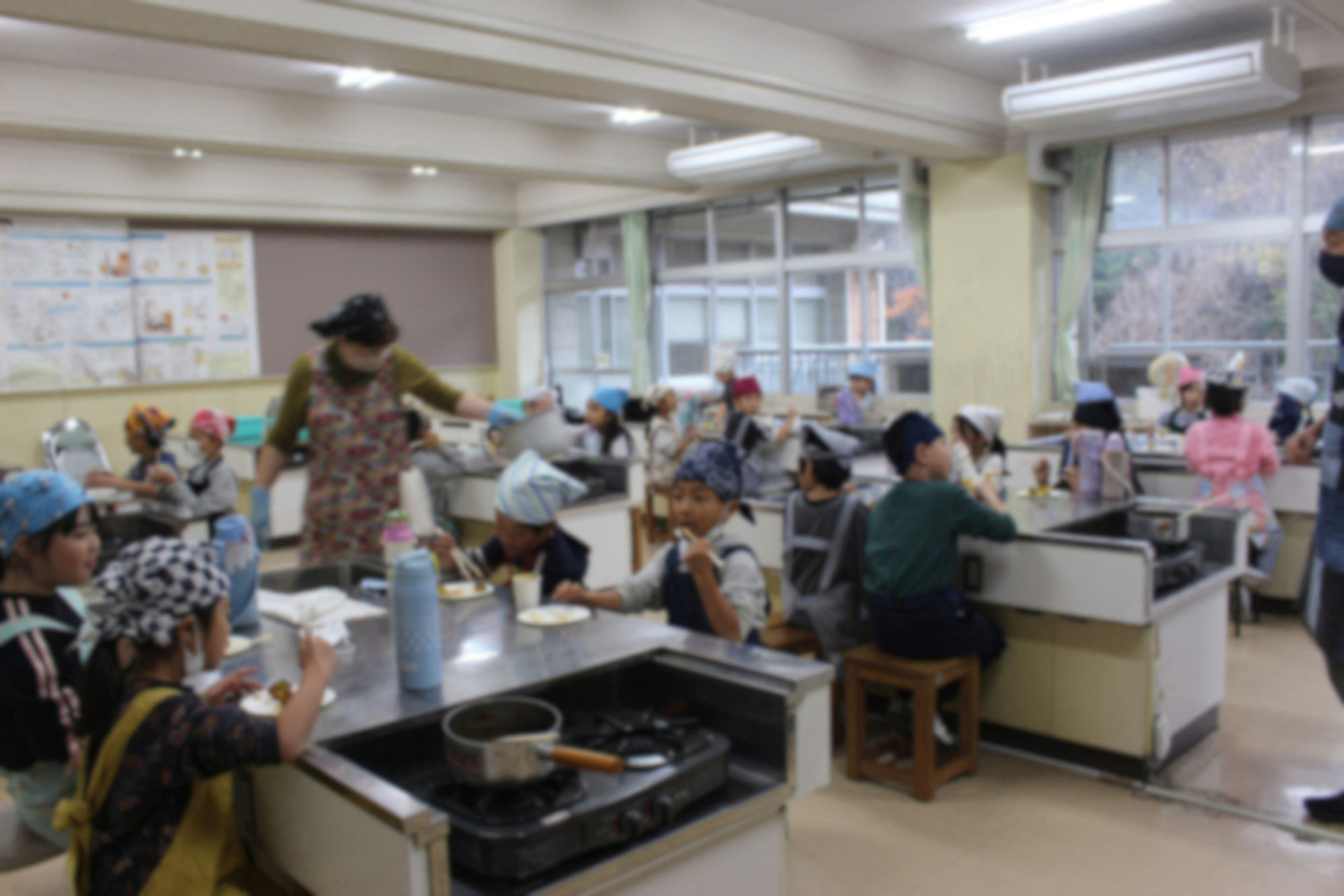 ２年生おいも調理