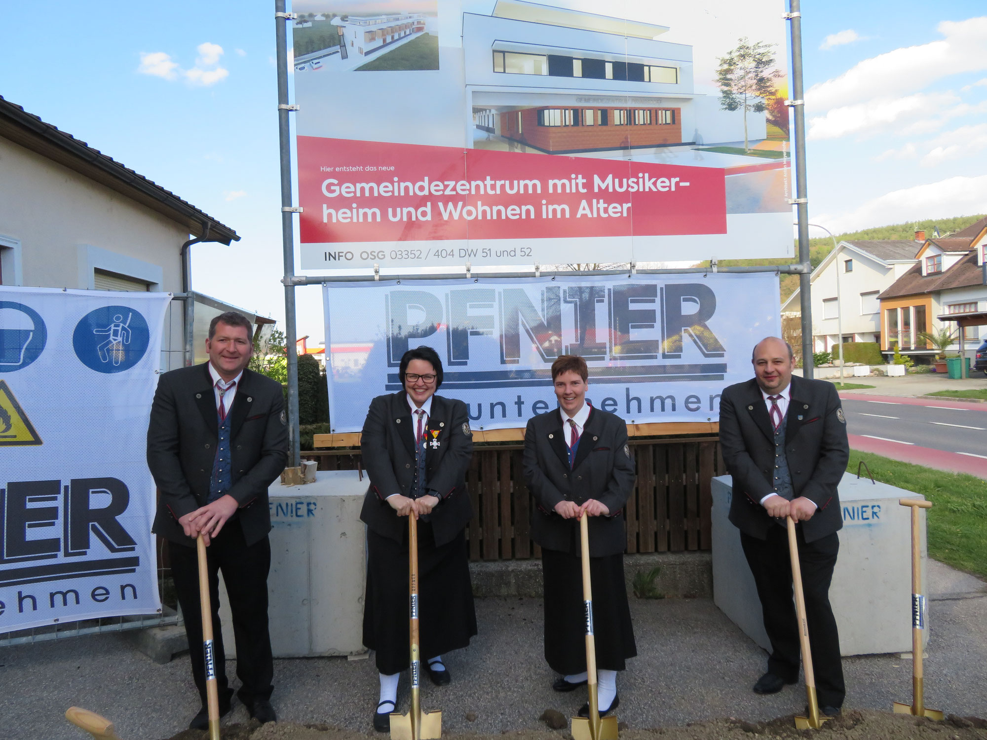 Spatenstich Gemeindezentrum