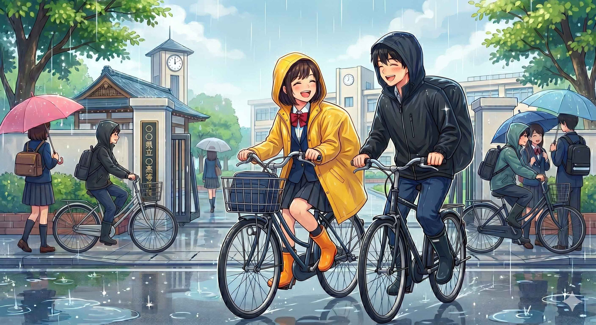 リュック対応？上下セット？通学スタイルに合わせたレインウェアの正しい選び方