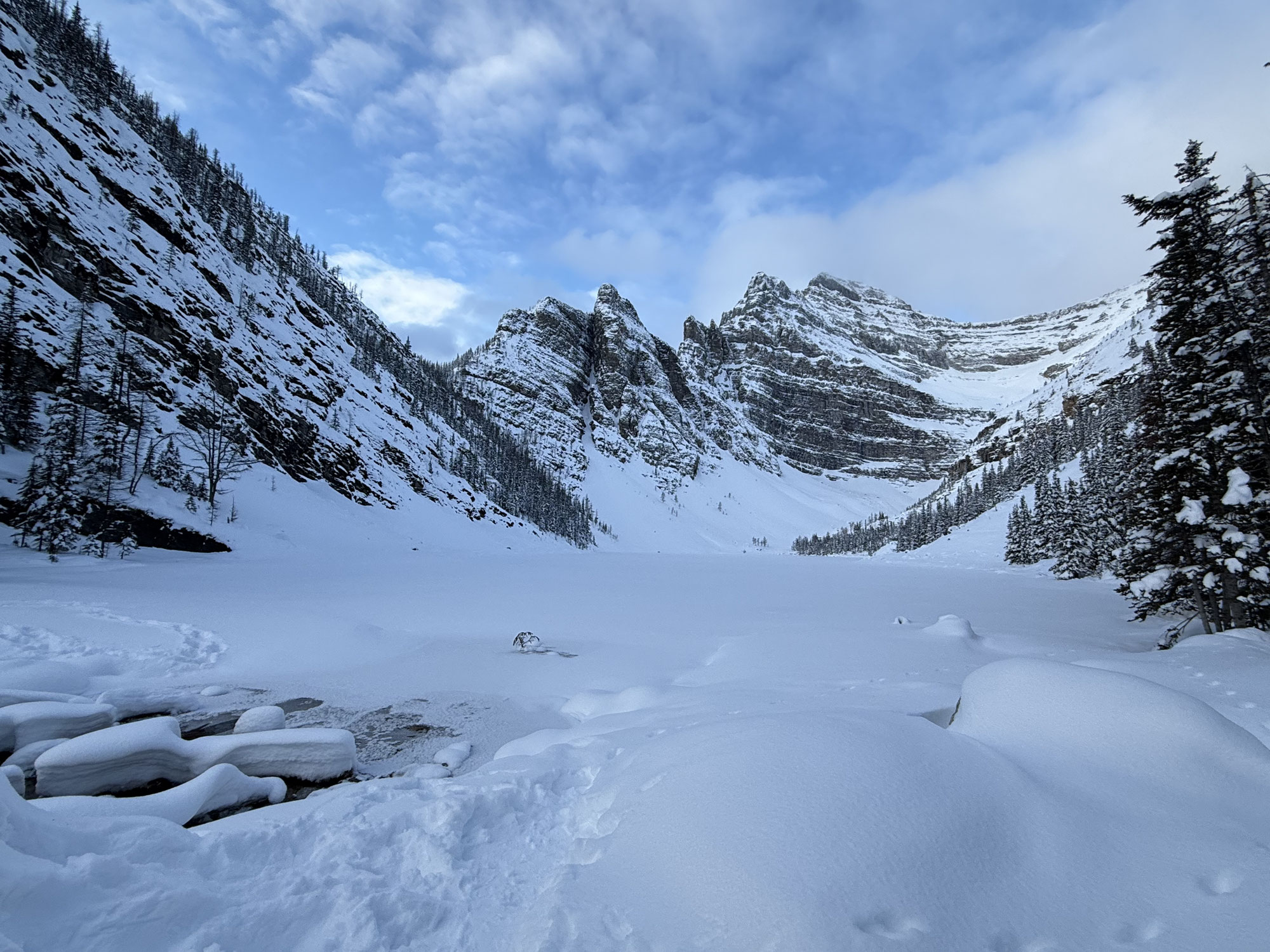 22 km durch den Schnee