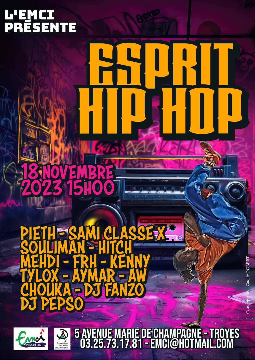 ESPRIT HIP HOP - 18 novembre 2023