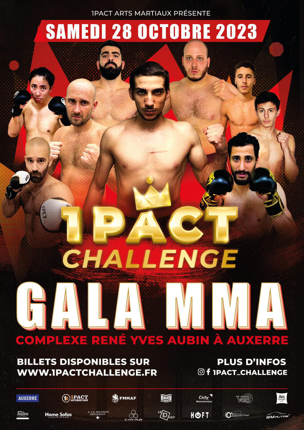 GALA MMA - 1 PACT CHALLENGE - AUXERRE 