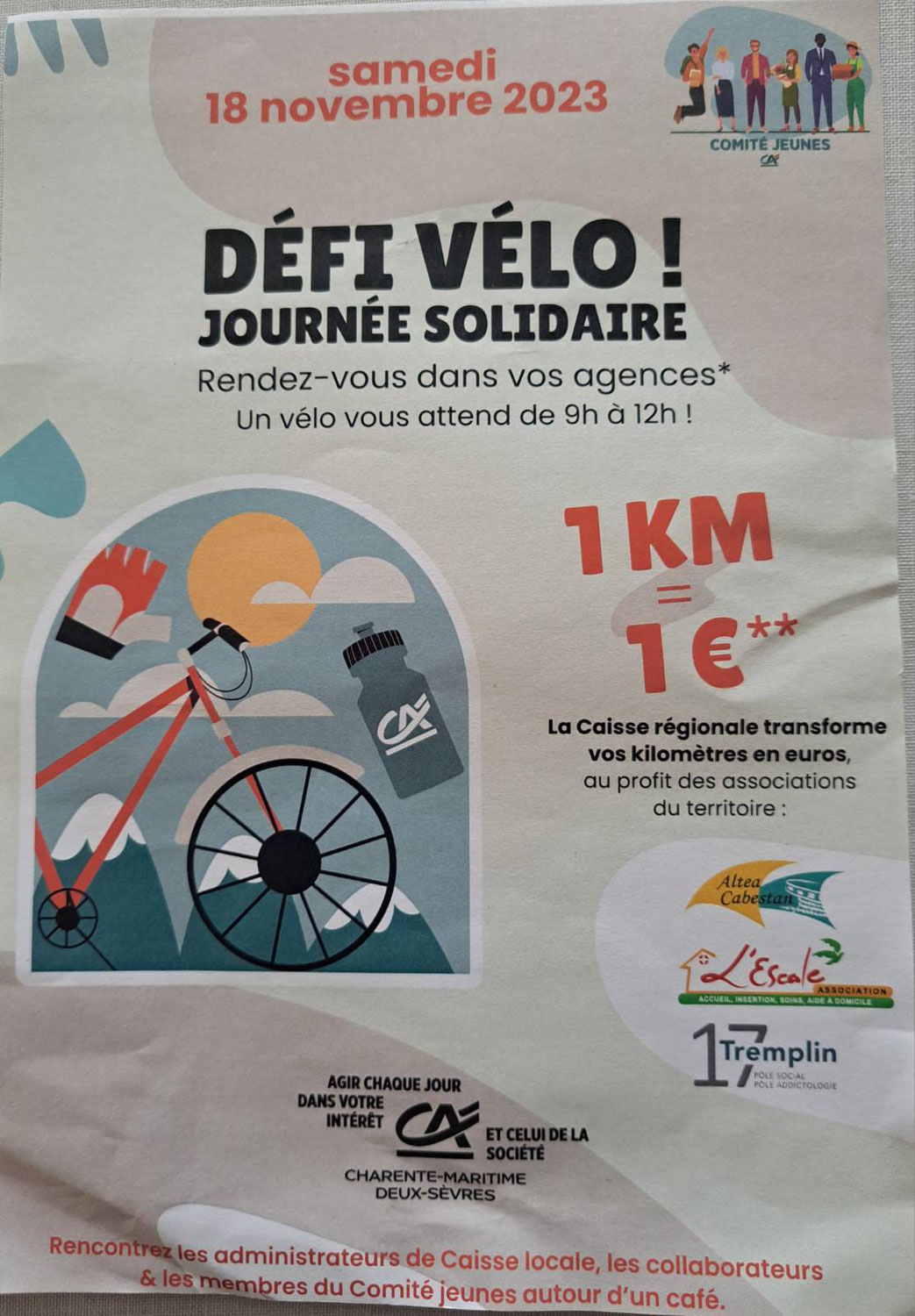 Pédaler pour une bonne cause