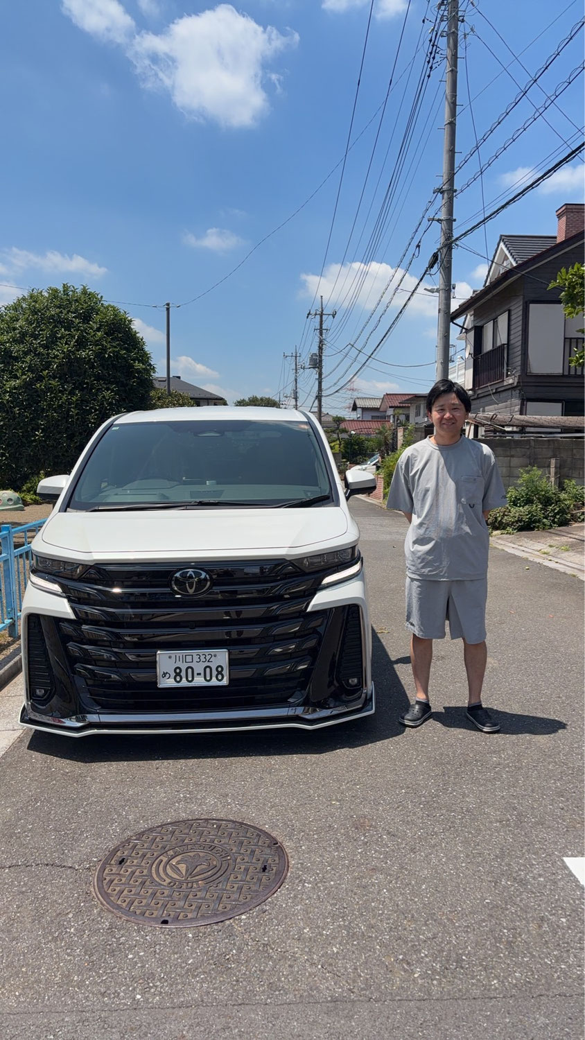 埼玉県M様40ヴェルファイアカスタムコンプリート本納車しました