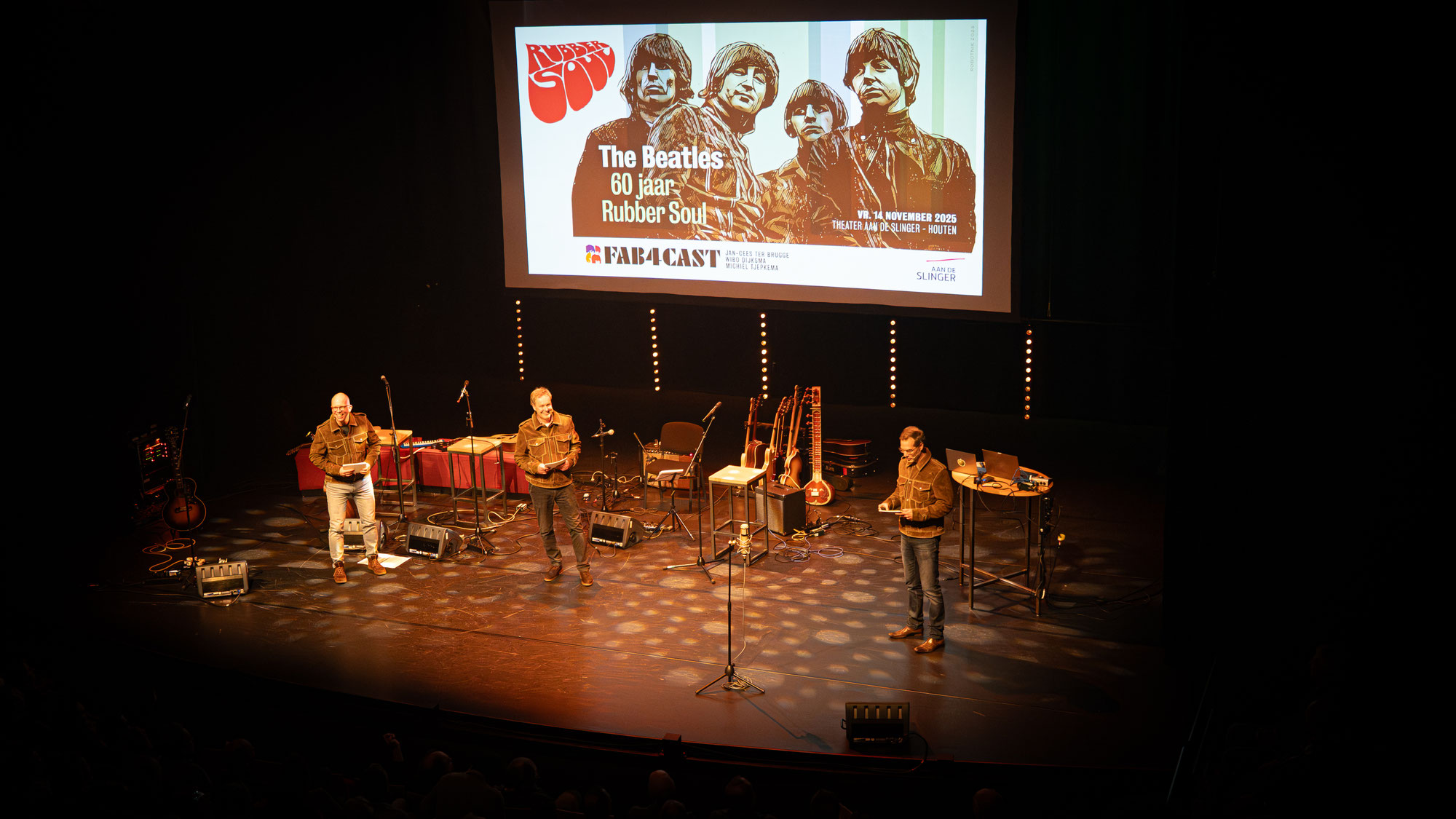 Fab4Cast - Rubber Soul 60 jaar - Theater Aan de Slinger Houten