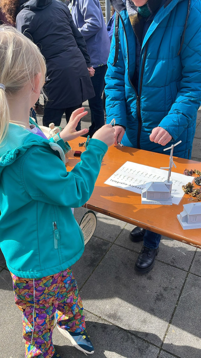 10.Osterparcour auf dem Marienberg optischer Telegraf