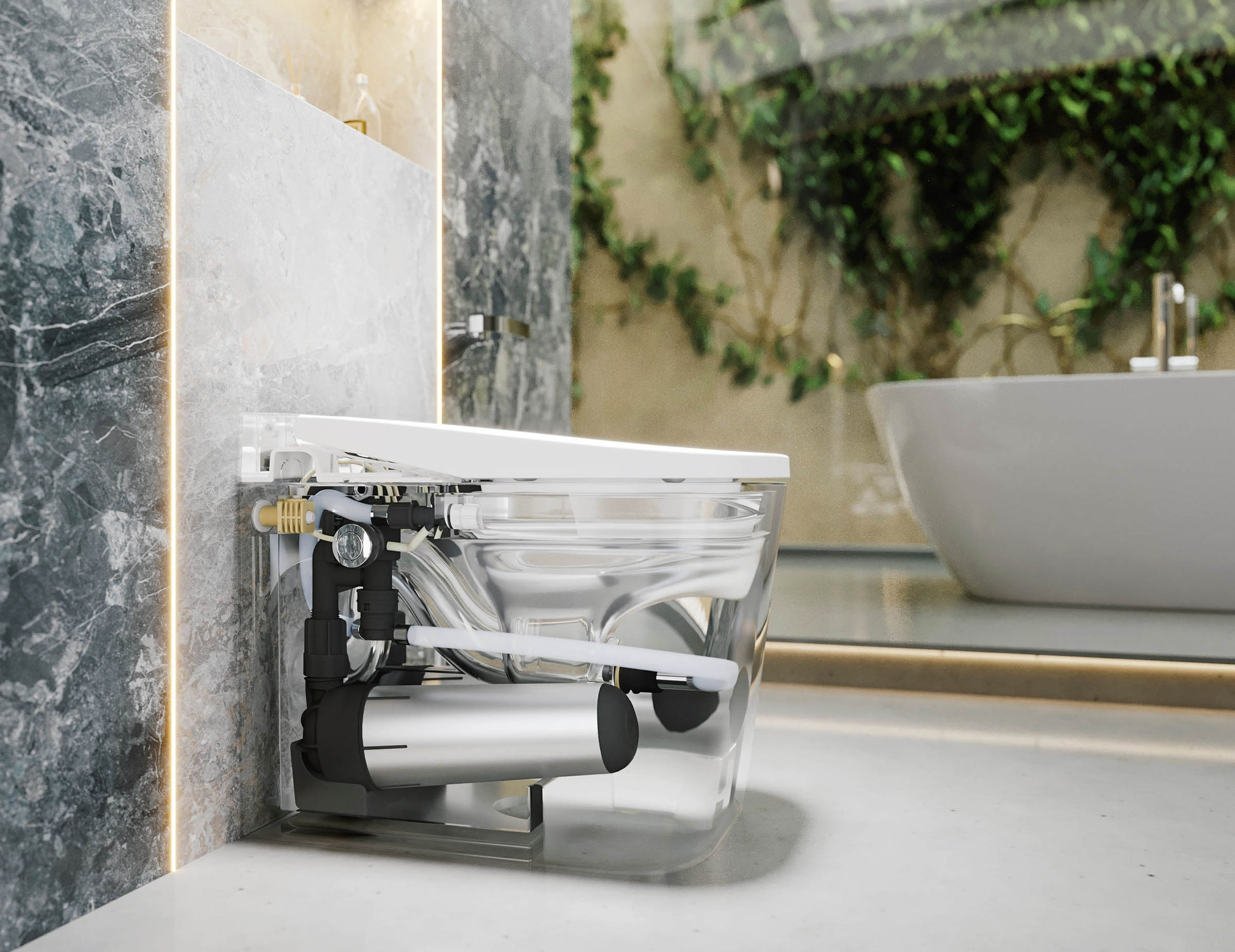 Biocompacte waterbesparende toiletten.