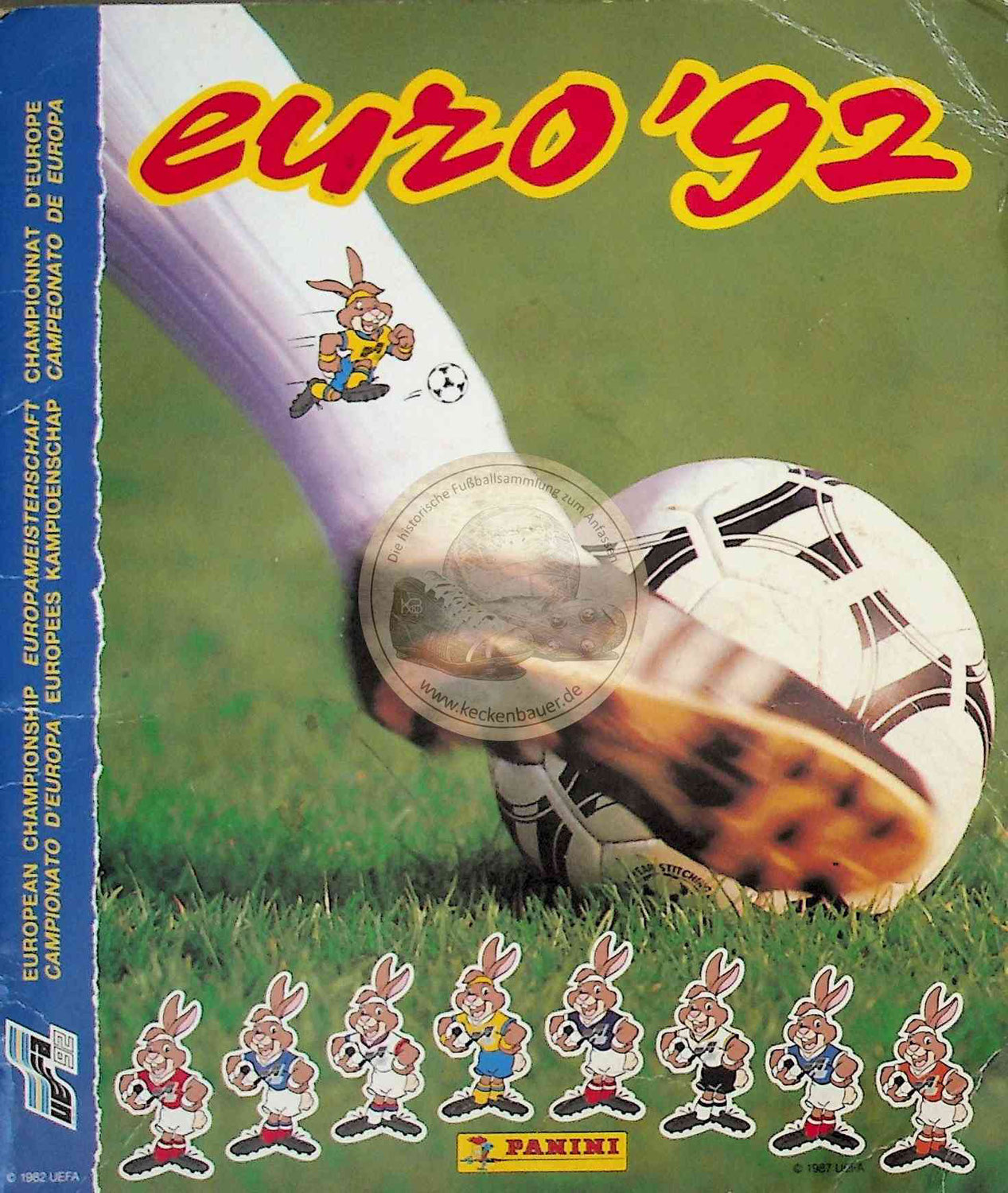 Panini Album von der EM 1992 zum Durchblättern