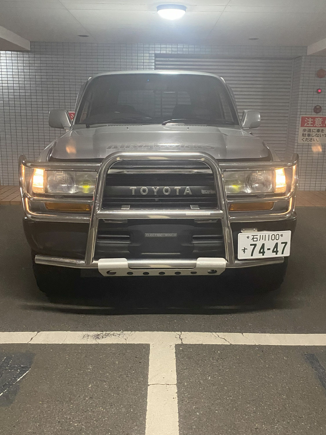ランクル８０角目４灯化とLED化
