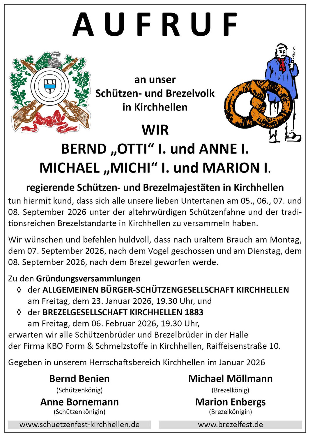 Gründungsversammlungen