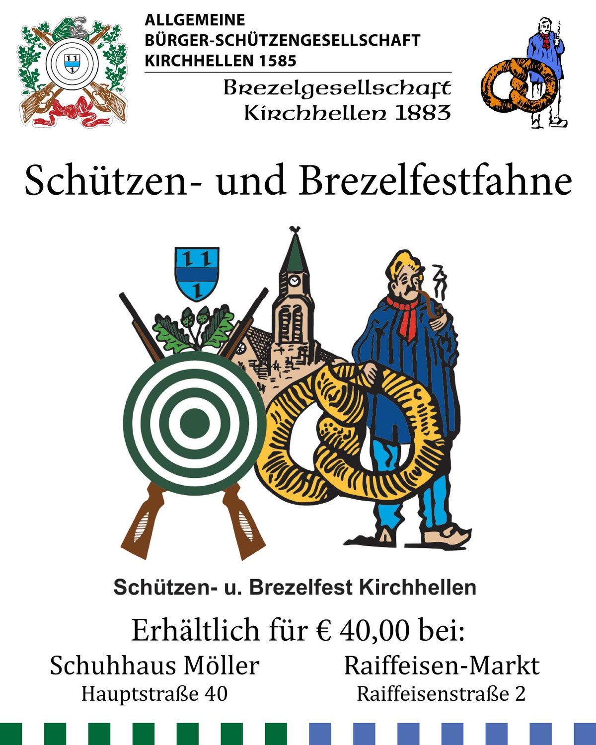 Schützen- und Brezelfestfahne erhältlich