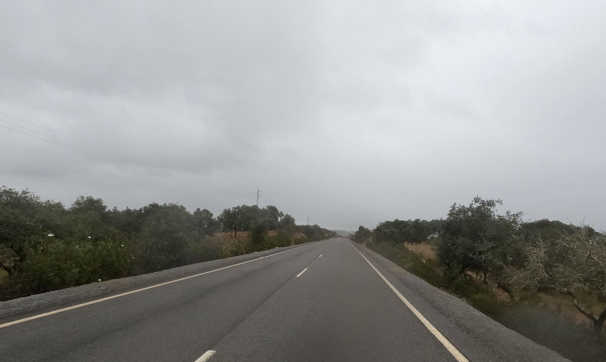 Tag-19 "Flucht vor dem Regen zurück nach Spanien"