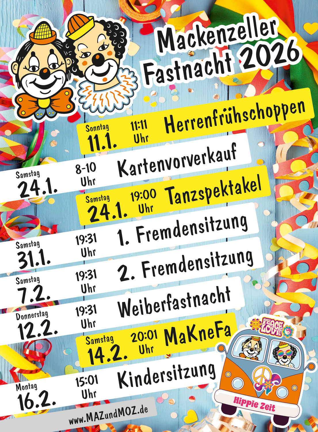 Mackenzeller Fastnacht 2026