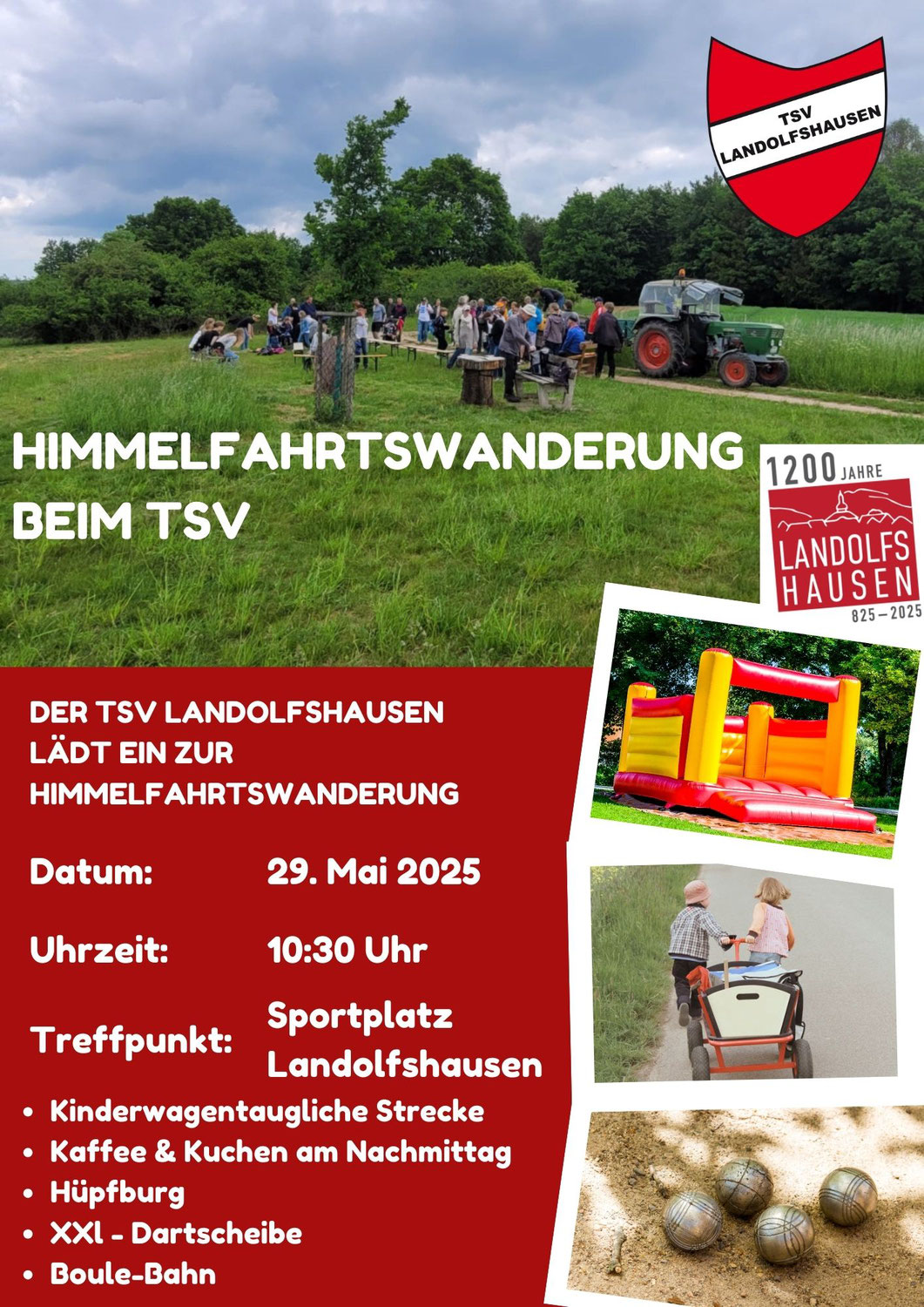 Der TSV lädt ein zur Himmelfahrtswanderung