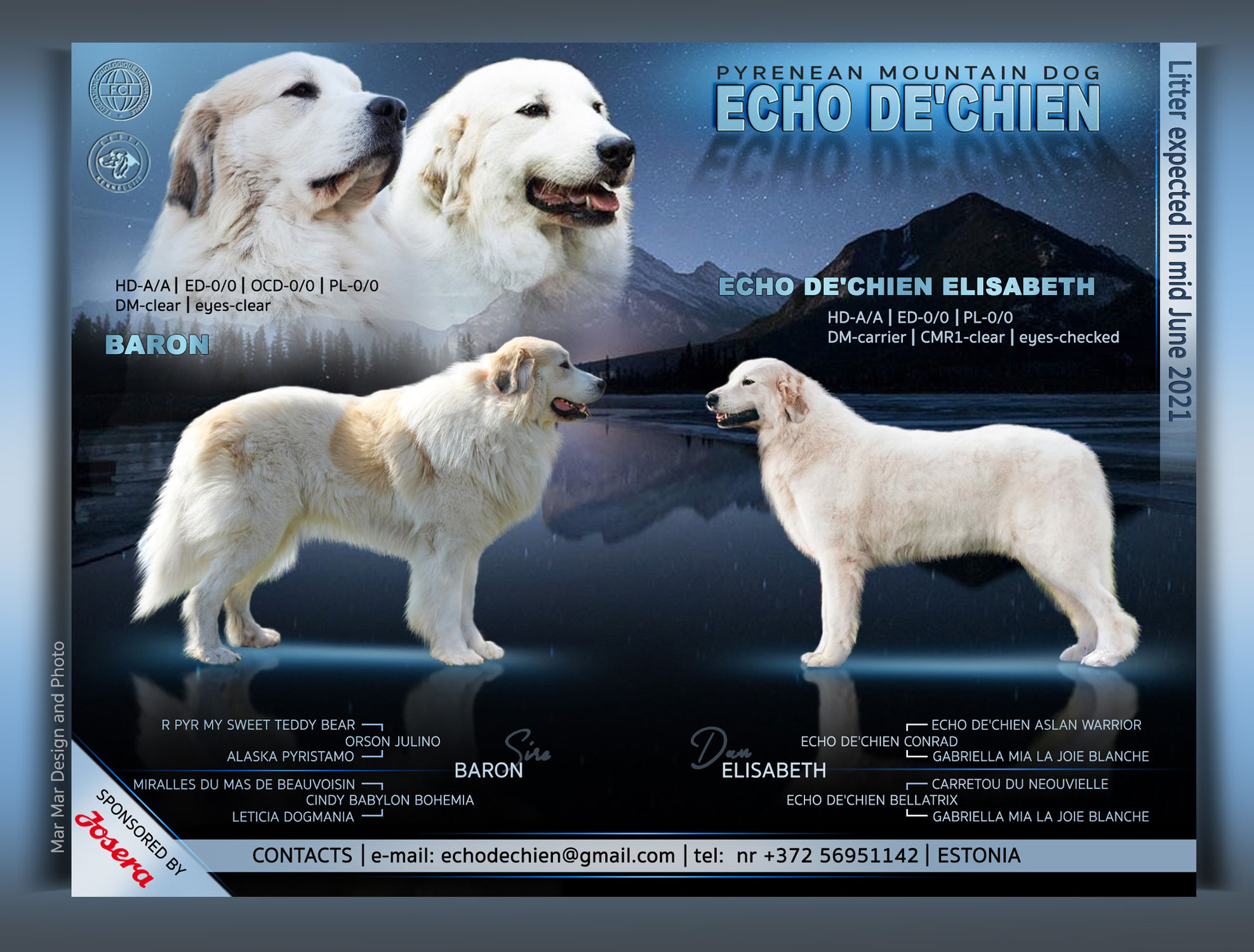 Echo de'Chien L pesakond sünnib juuni keskel 2021